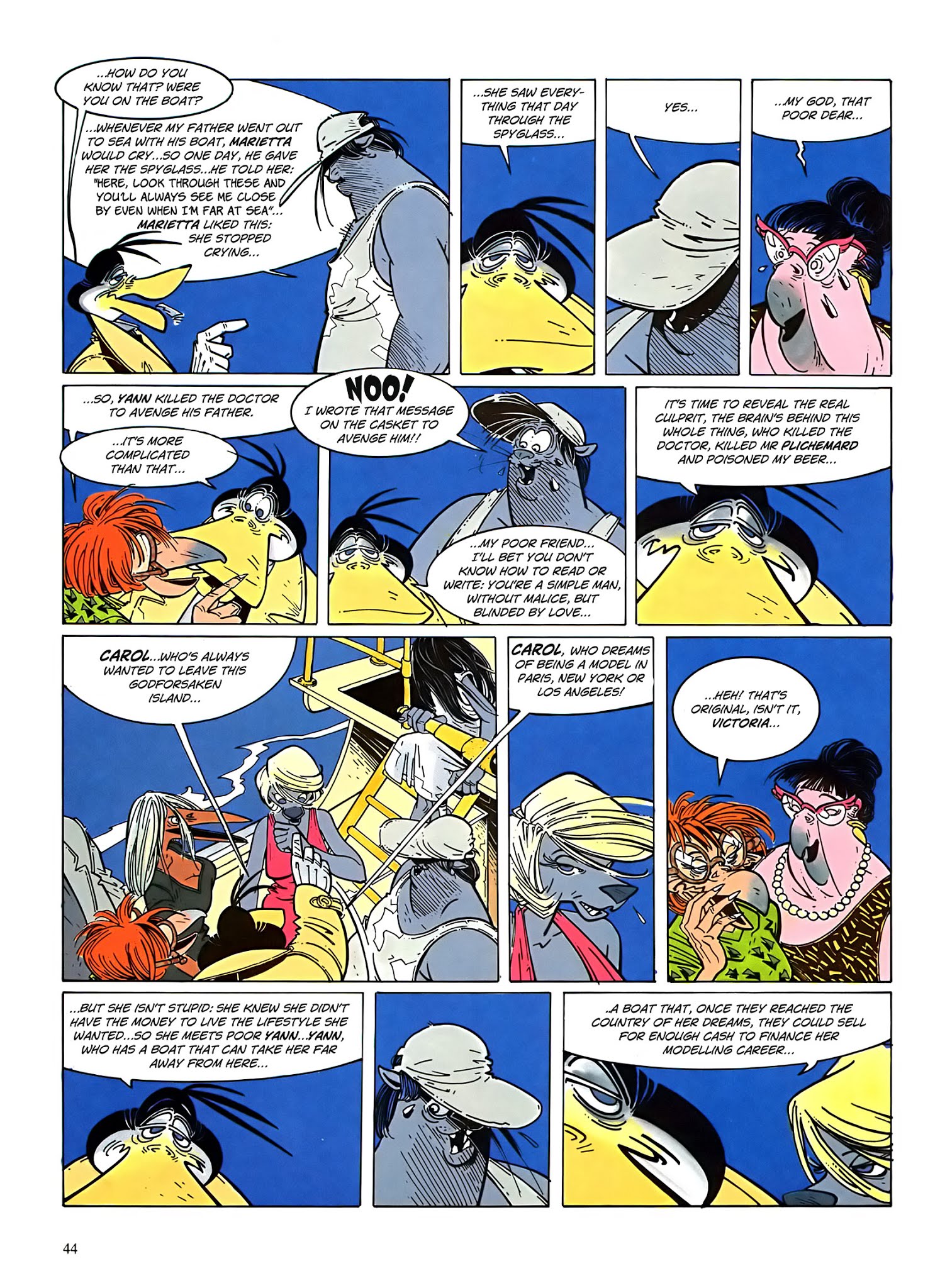 Read online Une enquête de l'inspecteur Canardo comic -  Issue #7 - 45