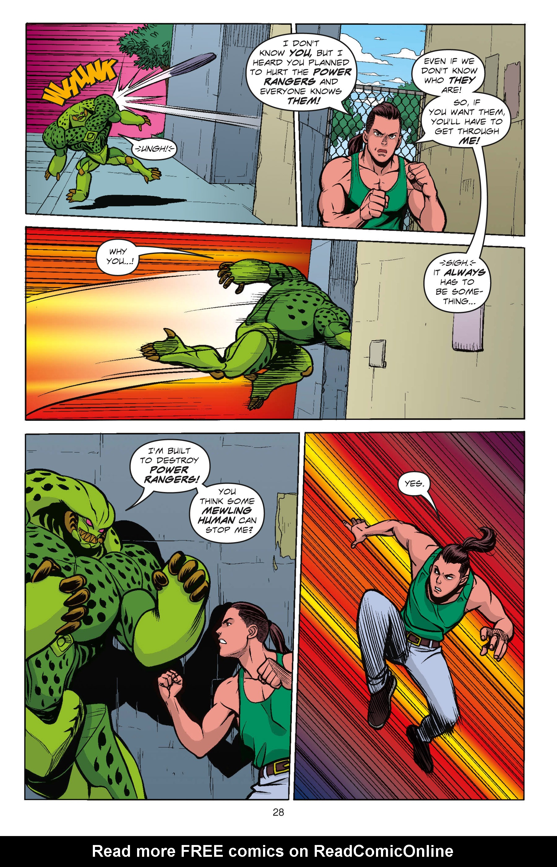 Read online Mighty Morphin Power Rangers: Going Green comic -  Issue # Full - 28