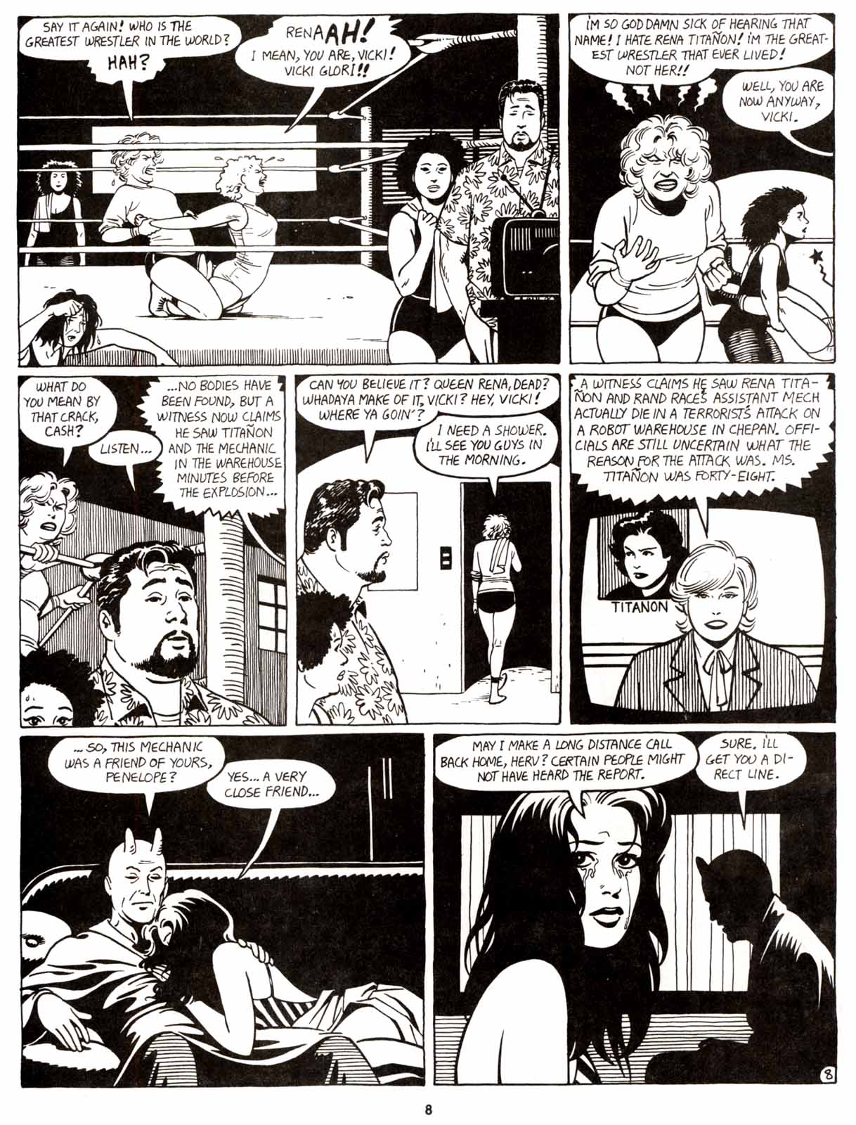 Read online Love and Rockets (1982) comic -  Issue #9 - 10