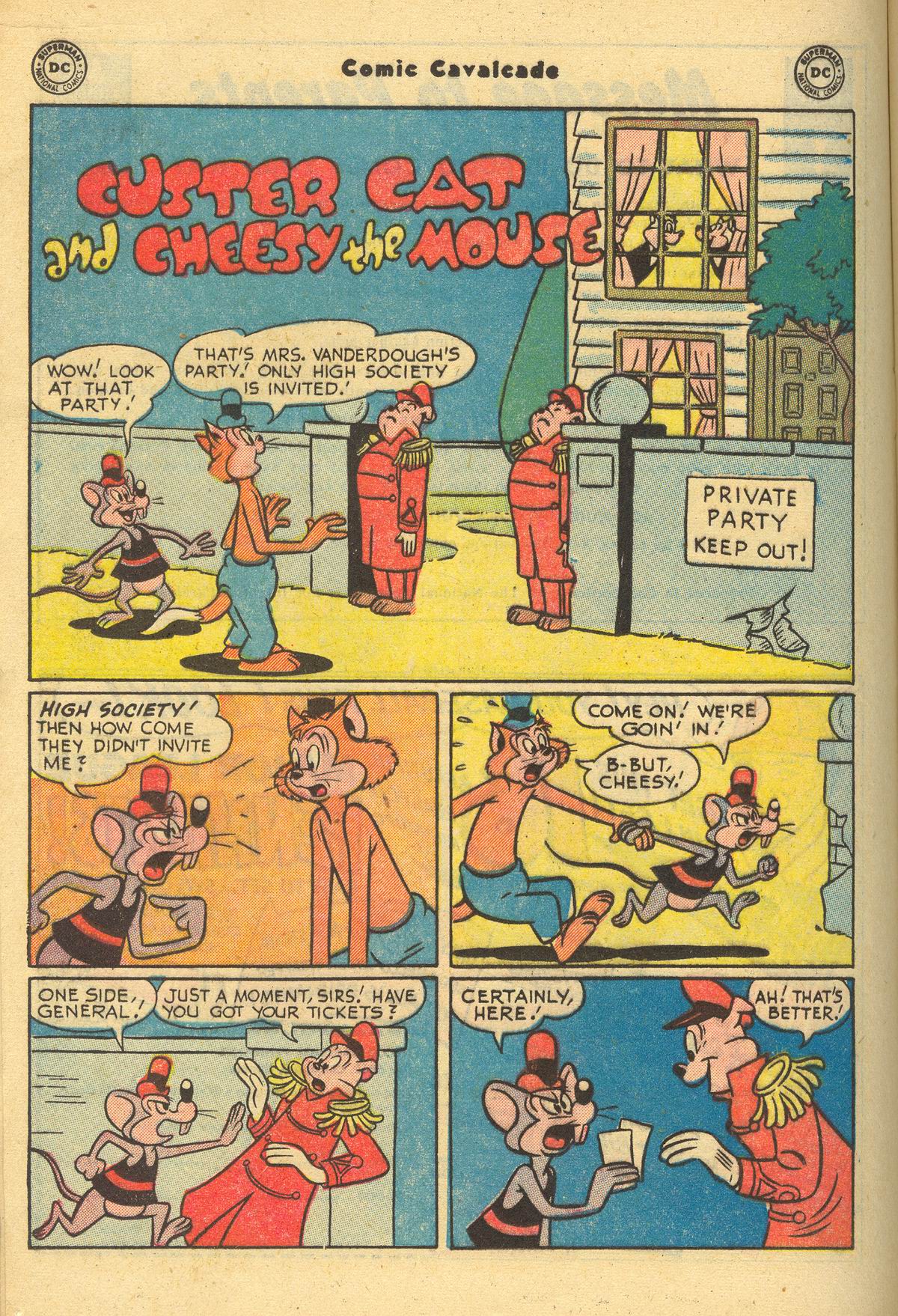 Read online Comic Cavalcade comic -  Issue #52 - 28