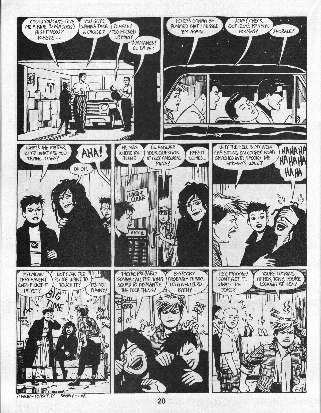 Read online Love and Rockets (1982) comic -  Issue #14 - 22