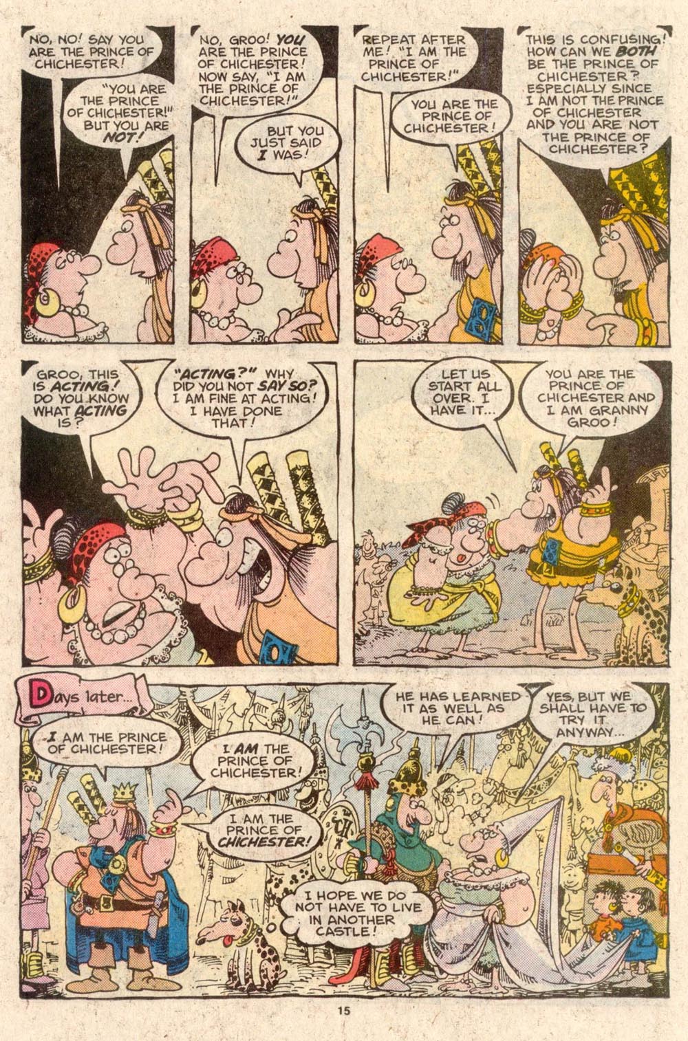 Read online Sergio Aragonés Groo the Wanderer comic -  Issue #42 - 15