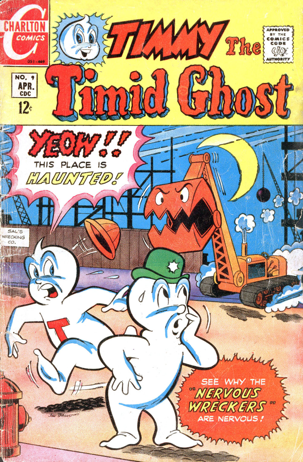 Read online Timmy the Timid Ghost comic -  Issue #9 - 1