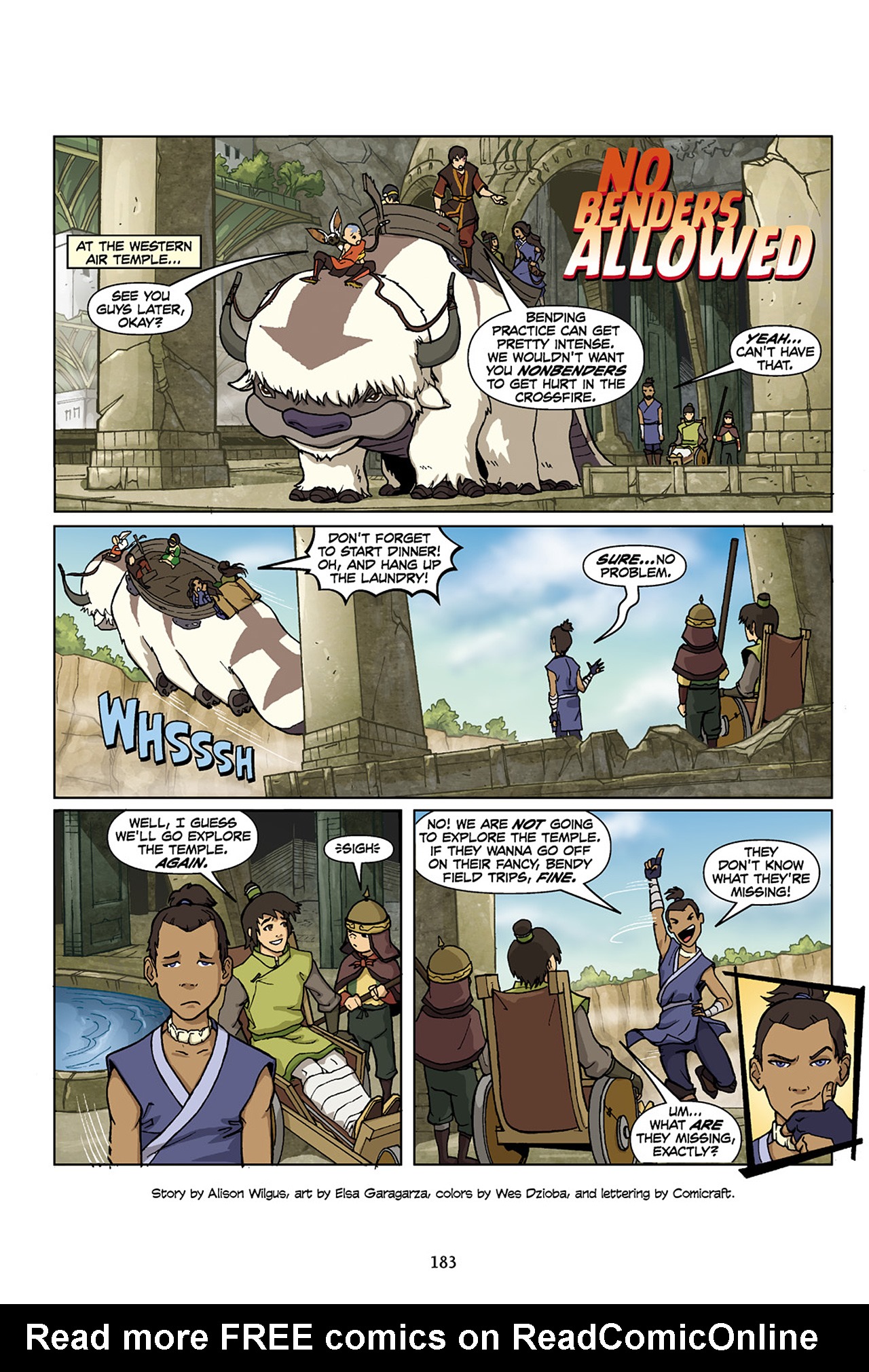 Read online Nickelodeon Avatar: The Last Airbender - The Lost Adventures comic -  Issue # Full - 184