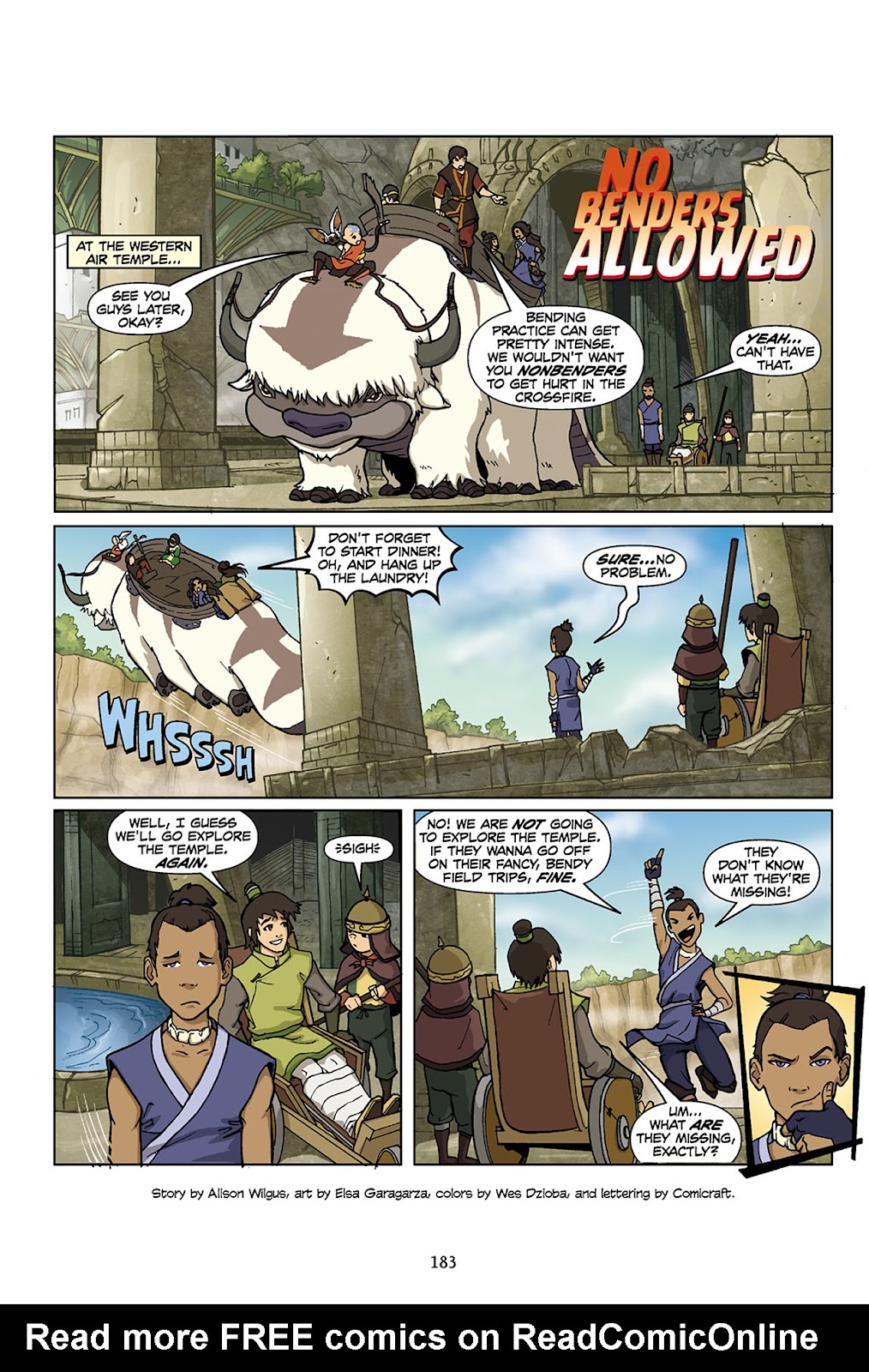 Nickelodeon Avatar: The Last Airbender - The Lost Adventures issue Full - Page 184