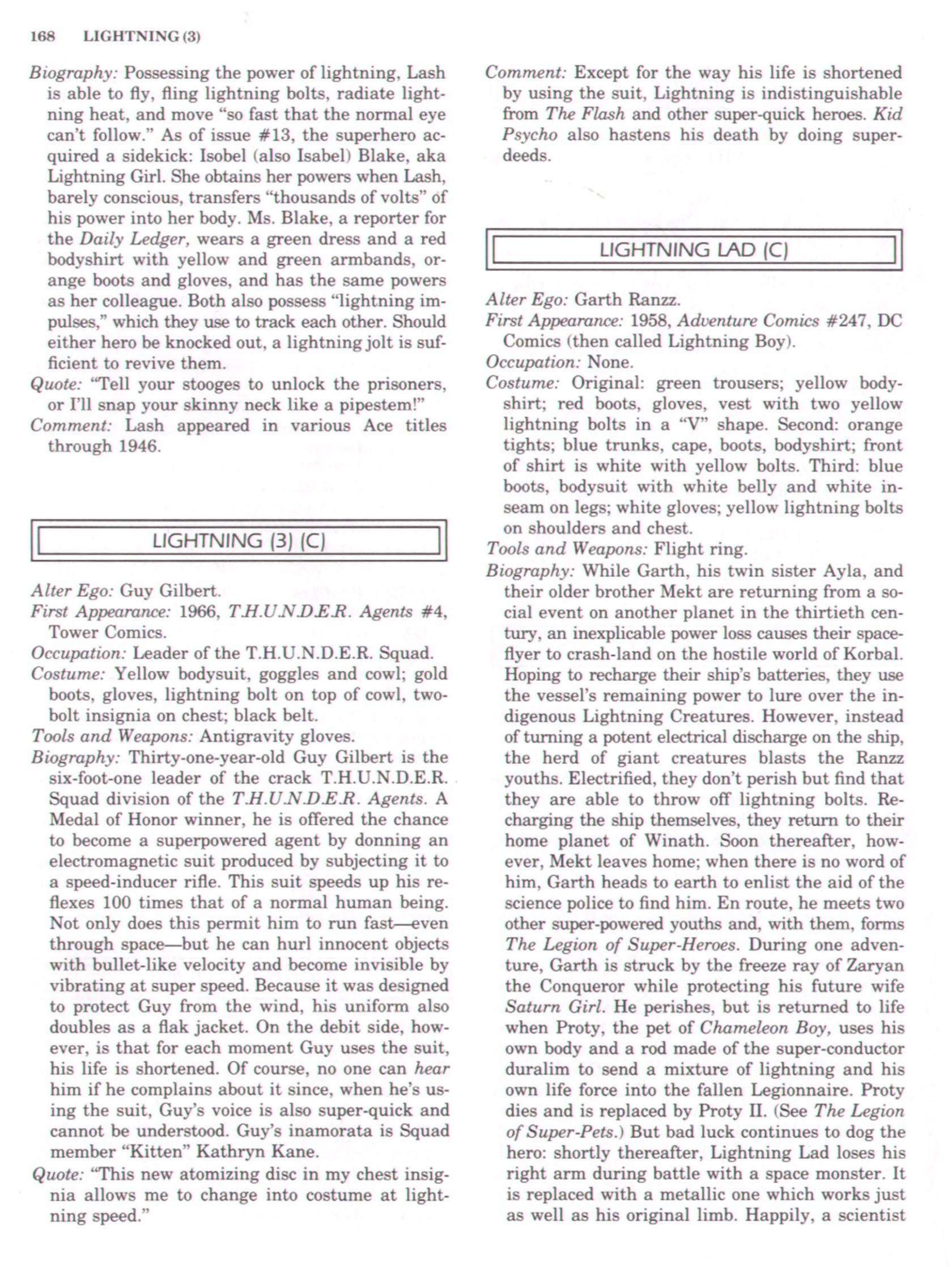 Read online The Encyclopedia of Superheroes comic -  Issue # TPB (Part 2) - 95