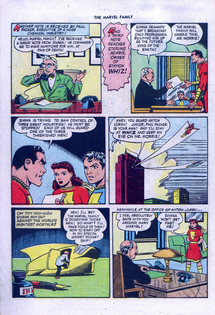 Read online The Marvel Family comic -  Issue #34 - 8