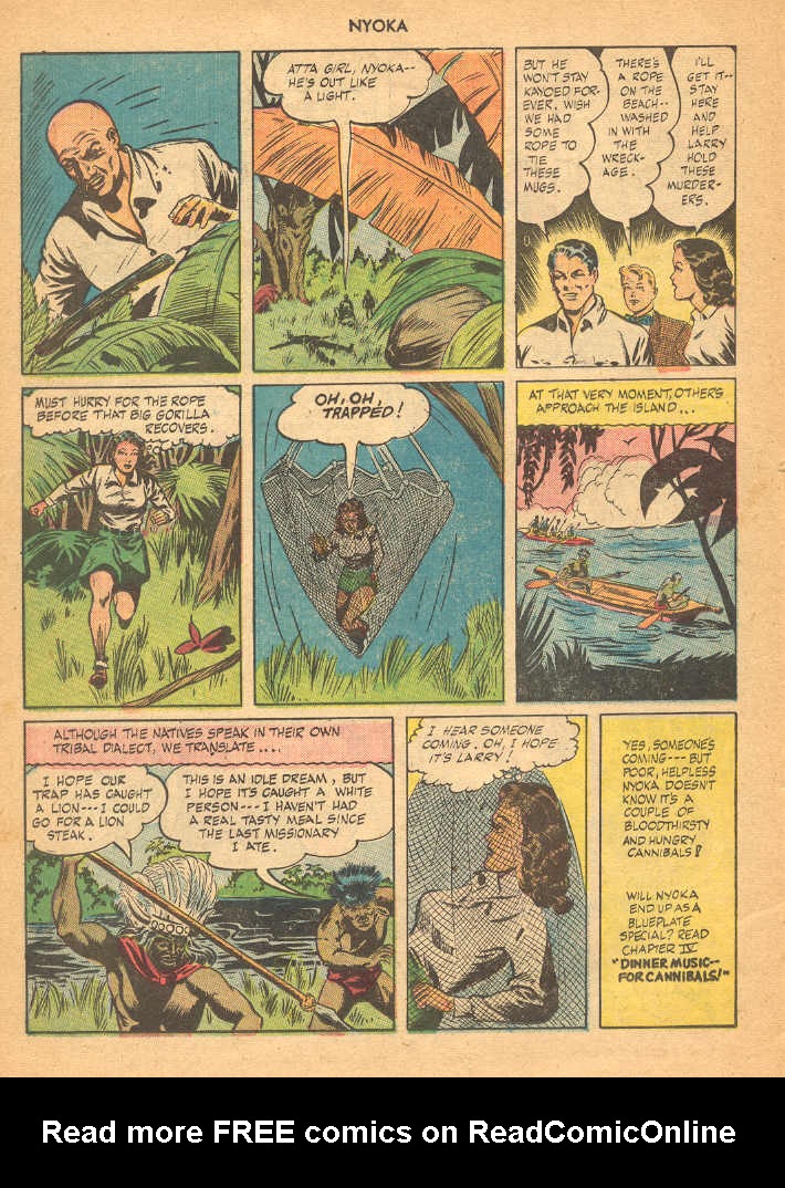 Read online Nyoka the Jungle Girl (1945) comic -  Issue #2 - 22