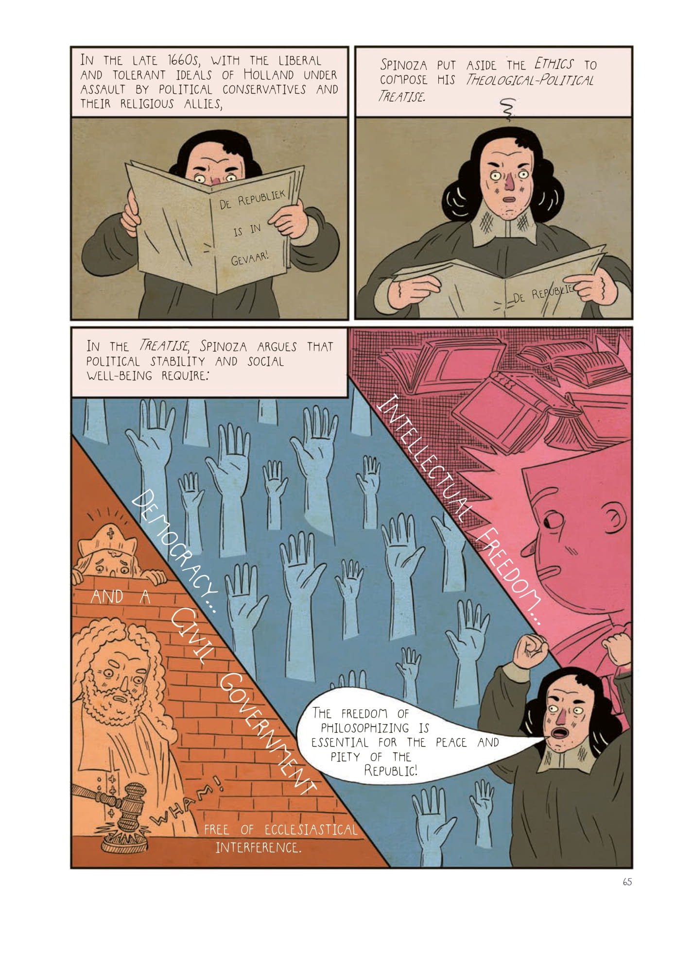 Read online Heretics!: The Wondrous (and Dangerous) Beginnings of Modern Philosophy comic -  Issue # TPB (Part 1) - 66