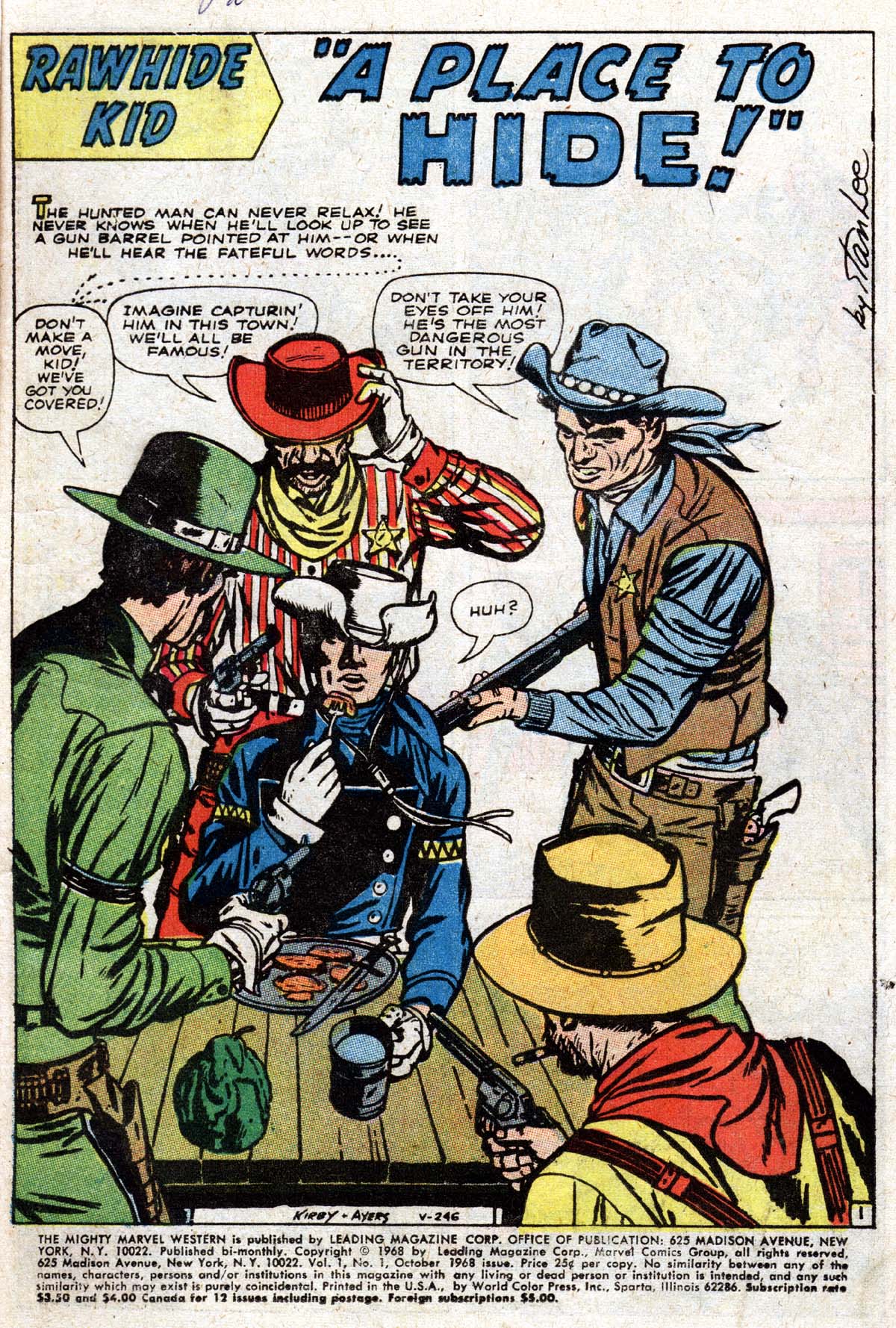 Read online The Mighty Marvel Western comic -  Issue #1 - 3