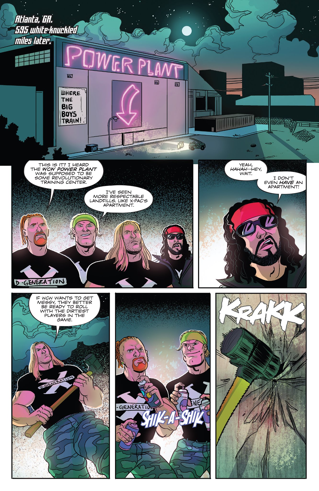 Read online WWE Attitude Era 2018 Special comic -  Issue # Full - 38