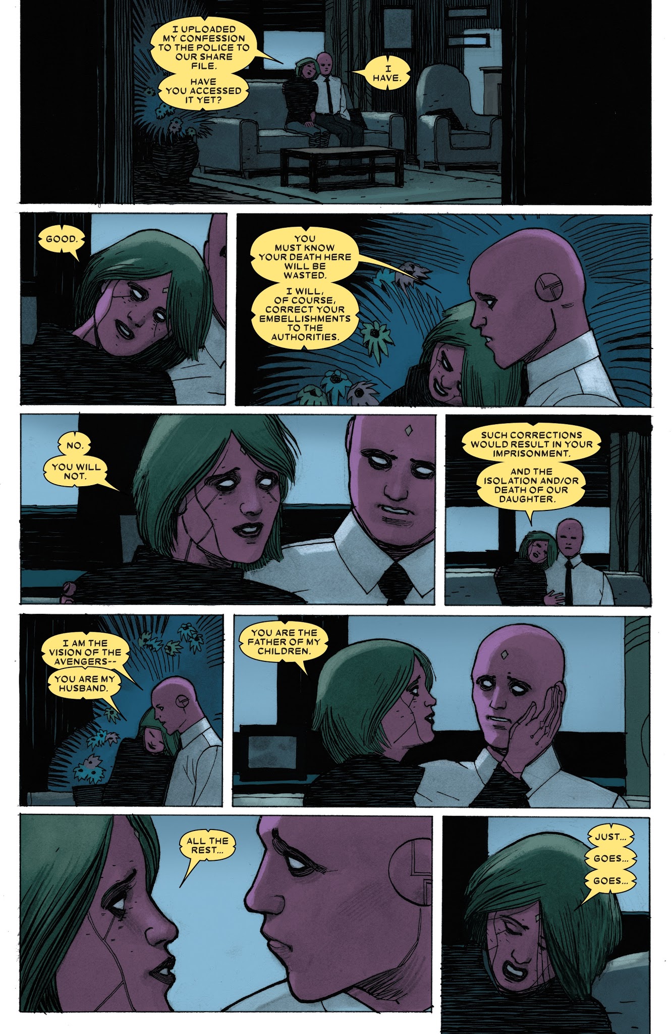Read online Vision: Director's Cut comic -  Issue #6 - 34