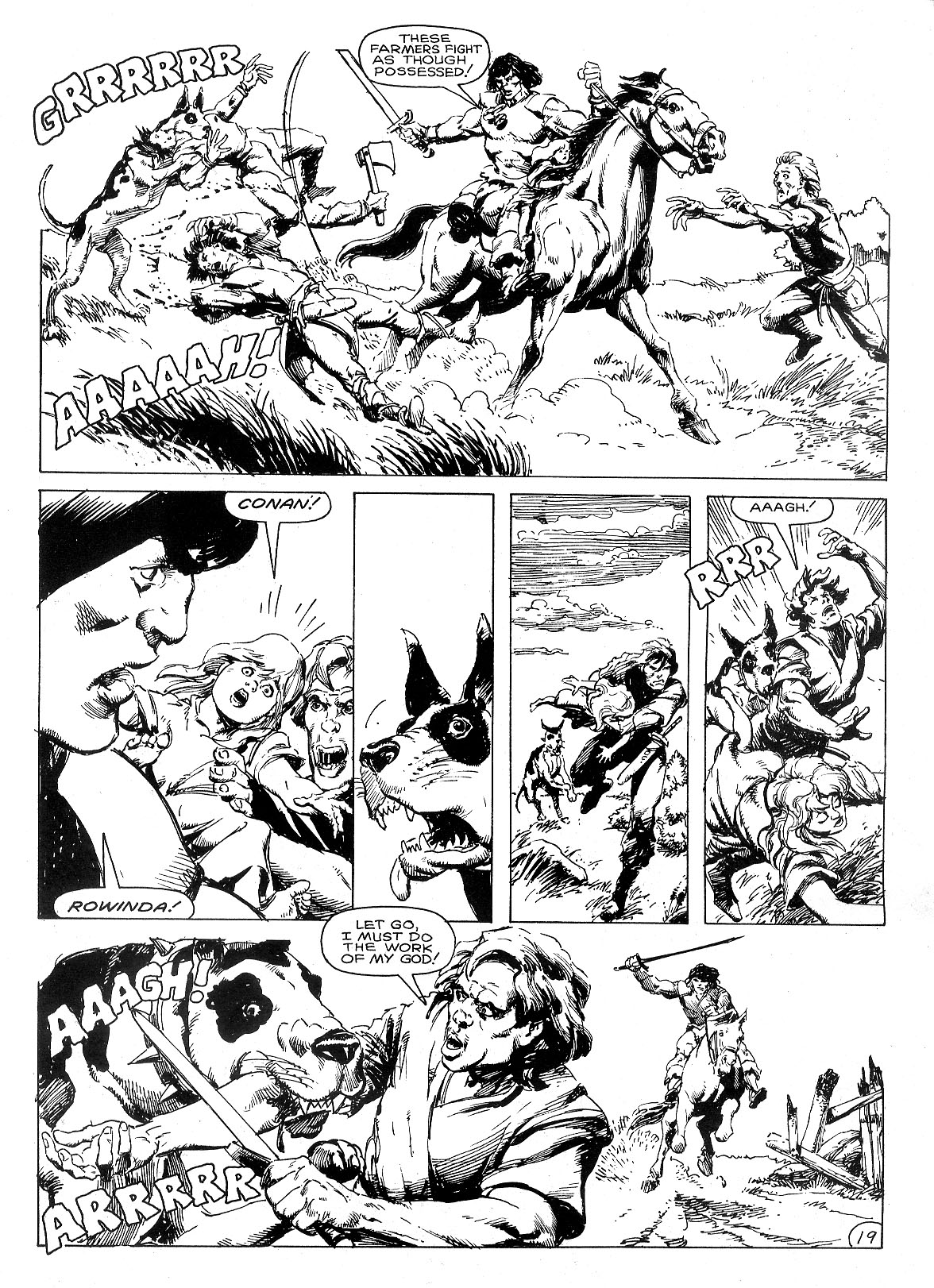 Read online The Savage Sword Of Conan comic -  Issue #145 - 25