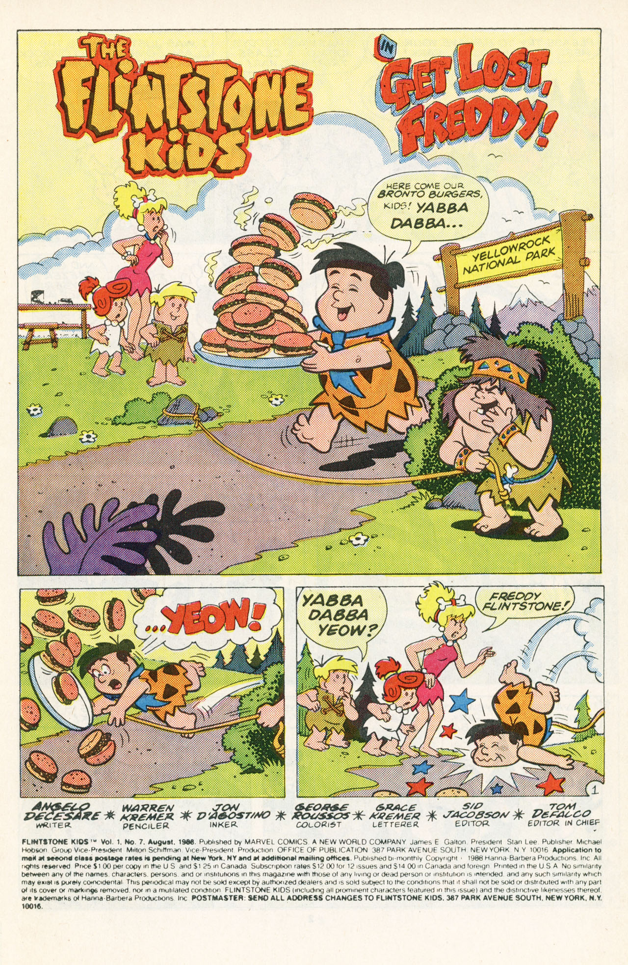 Read online The Flintstone Kids comic -  Issue #7 - 3