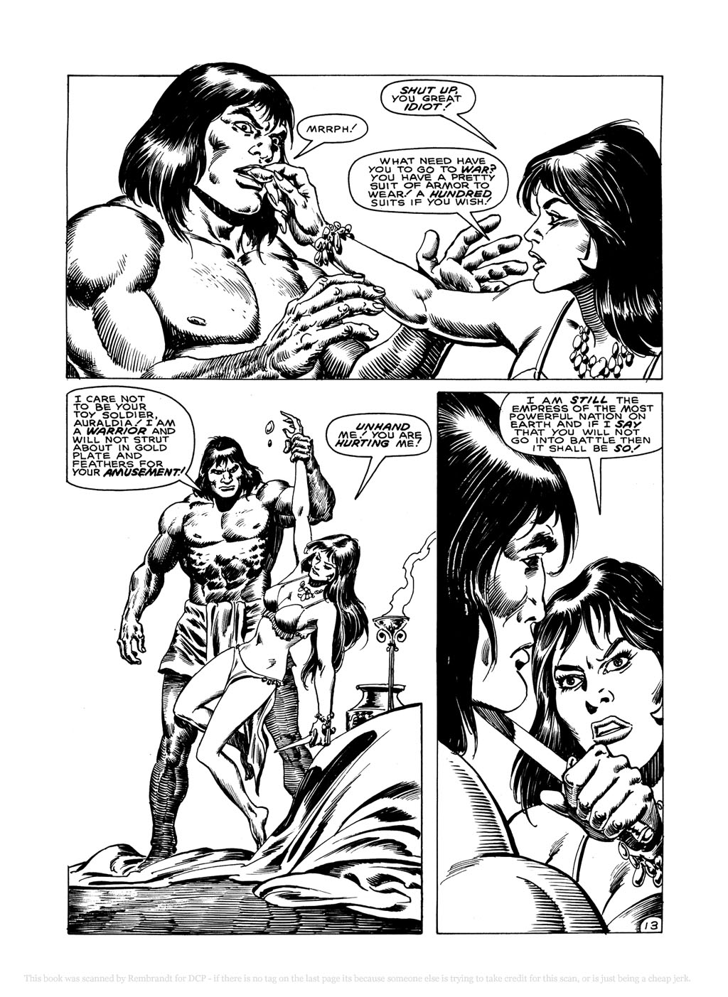 Read online The Savage Sword Of Conan comic -  Issue #147 - 17