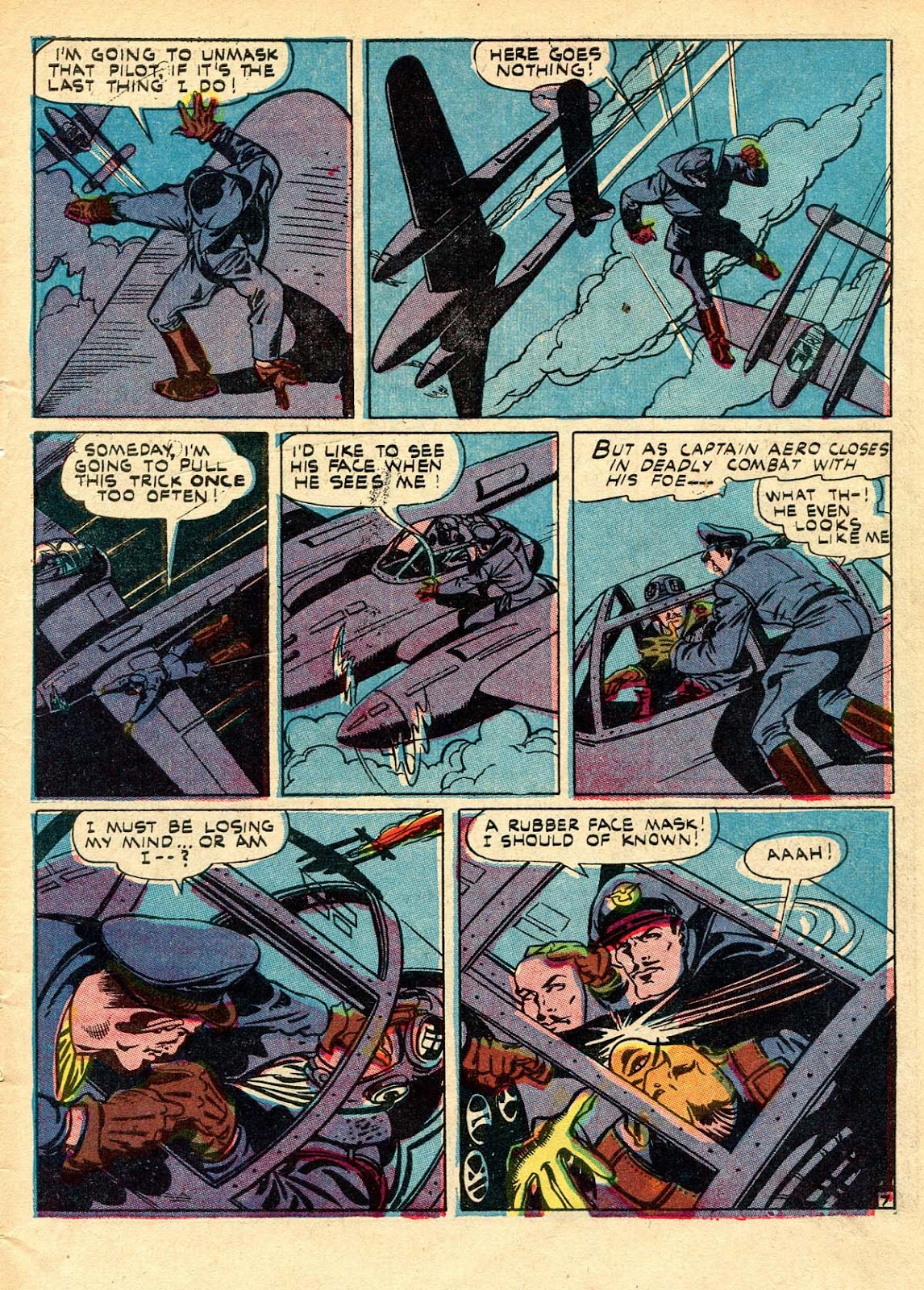 Captain Aero Comics issue 23 - Page 9