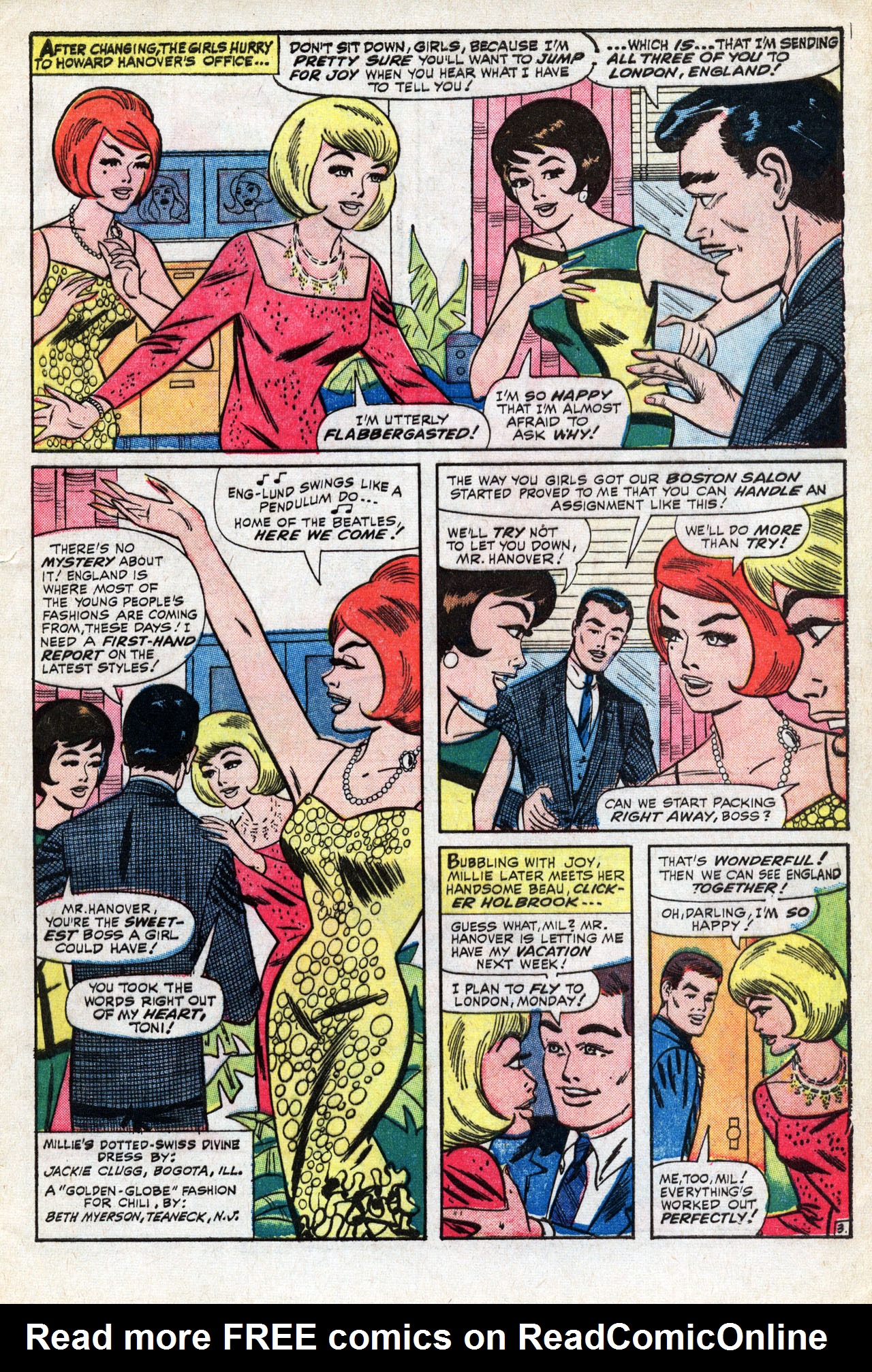 Read online Millie the Model comic -  Issue #140 - 5