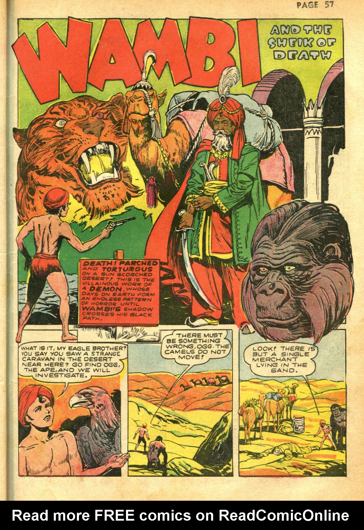 Read online Wambi Jungle Boy comic -  Issue #2 - 58