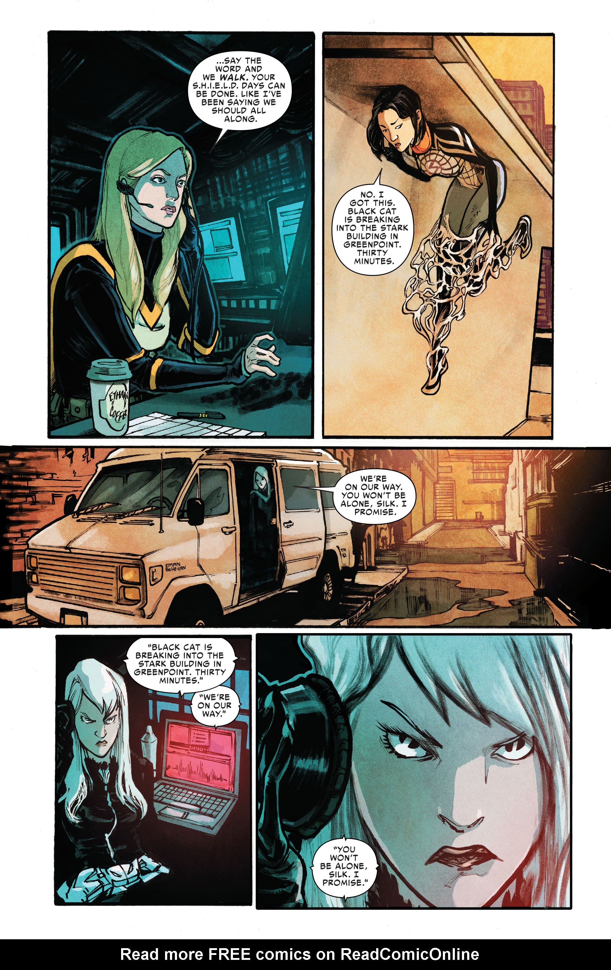 Read online Silk: Out of the Spider-Verse comic -  Issue # TPB 3 (Part 1) - 28