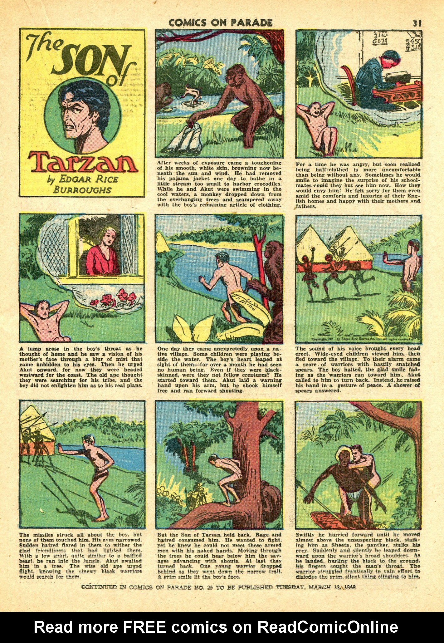 Read online Comics on Parade comic -  Issue #24 - 32