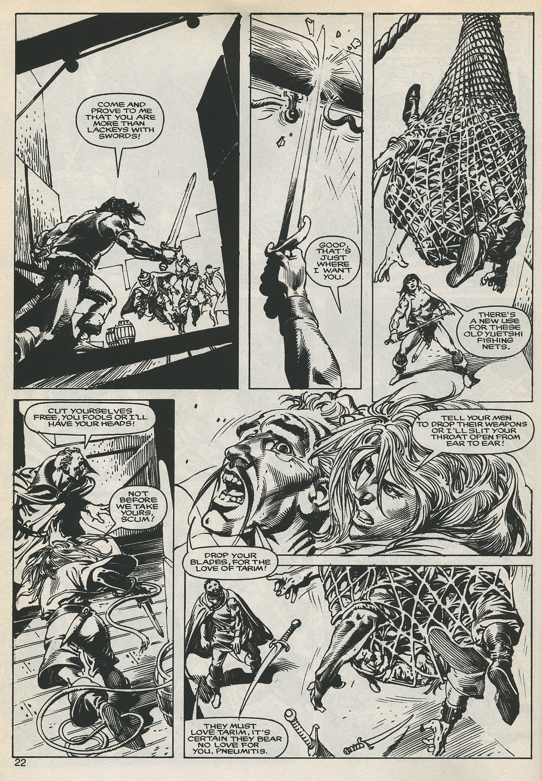 Read online The Savage Sword Of Conan comic -  Issue #127 - 22