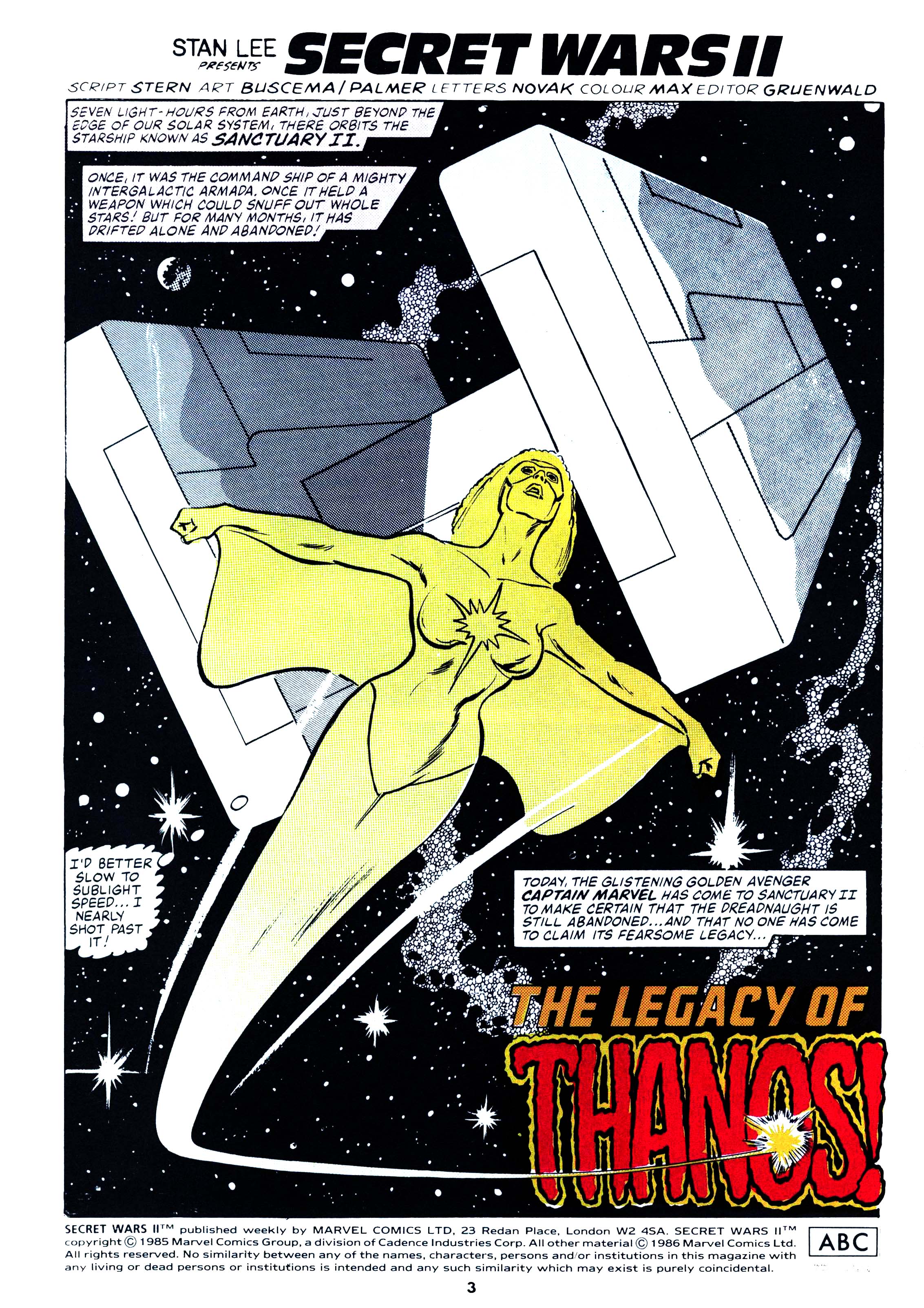 Read online Secret Wars (1985) comic -  Issue #46 - 3