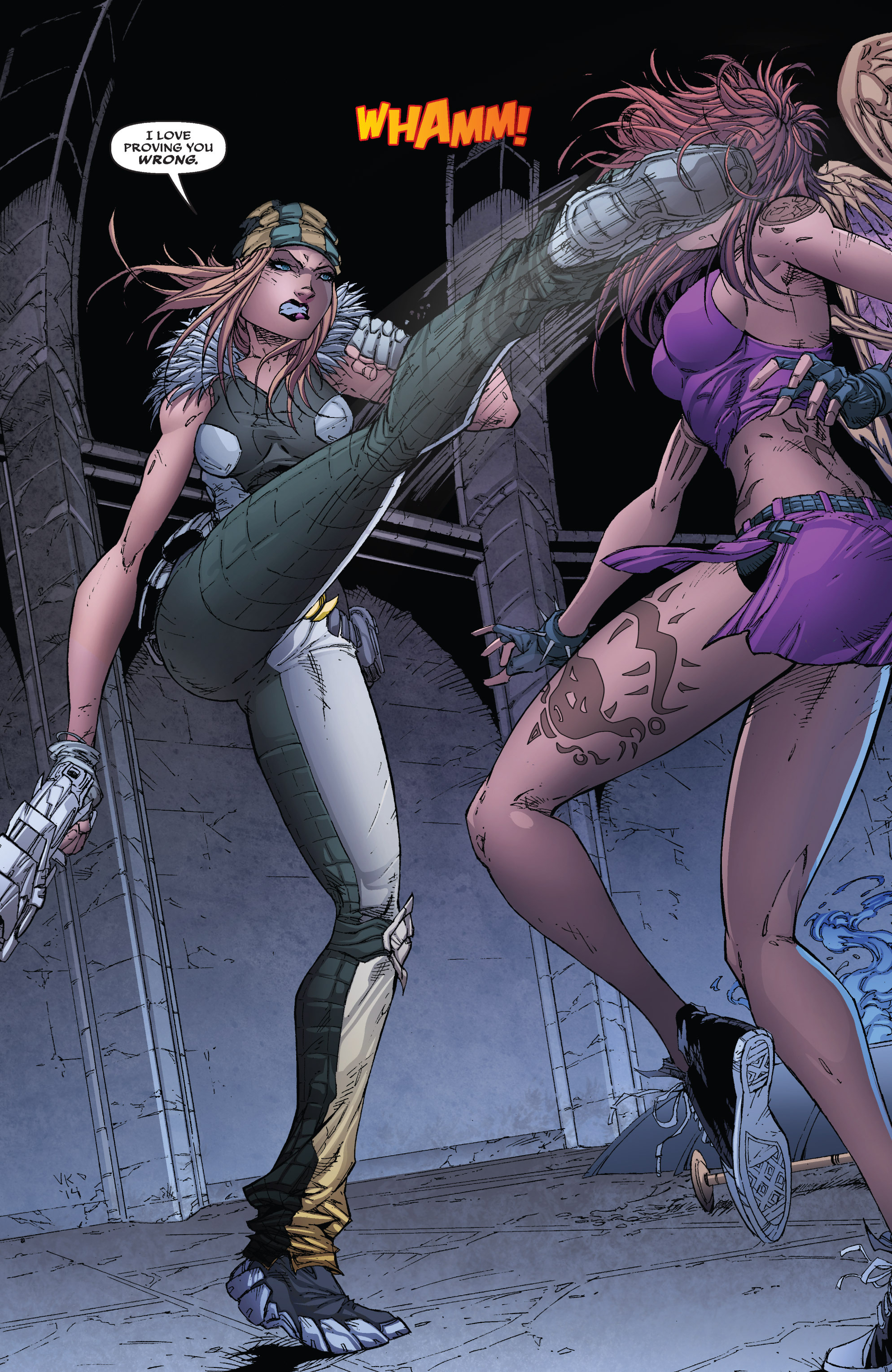 Read online Michael Turner's Soulfire (2013) comic -  Issue #6 - 17