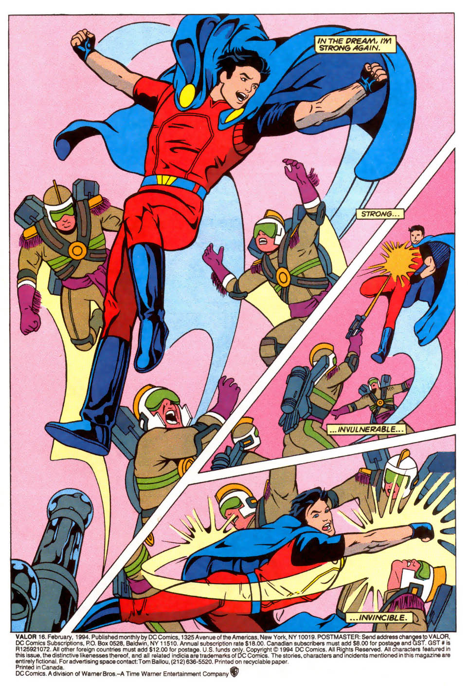 Read online Valor (1992) comic -  Issue #16 - 2