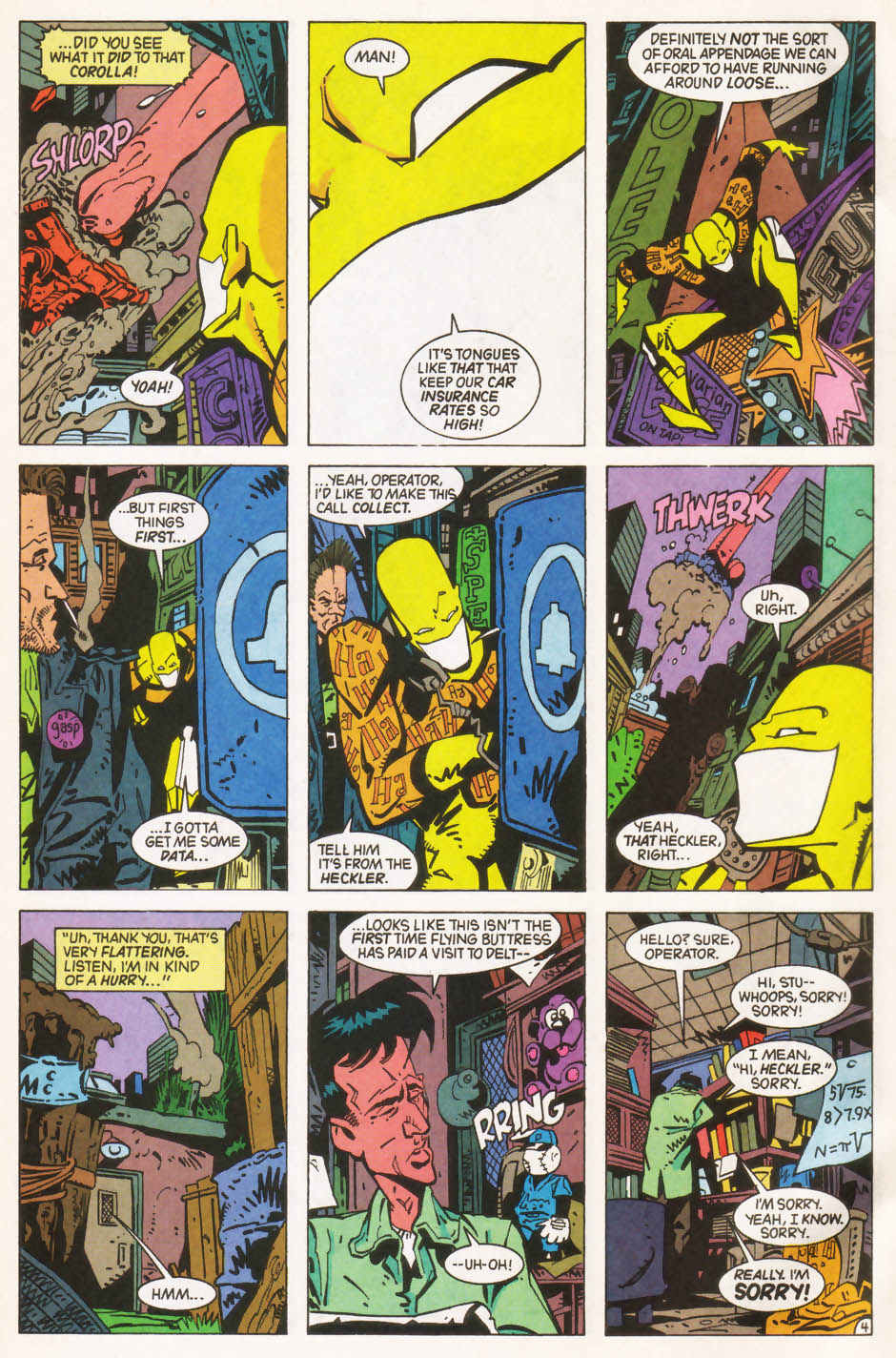 Read online Heckler comic -  Issue #6 - 5