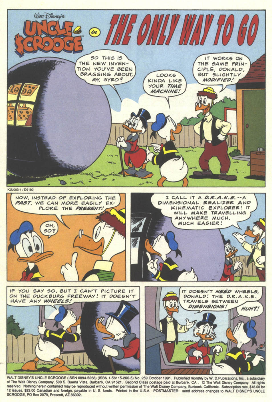Read online Uncle Scrooge (1953) comic -  Issue #259 - 2