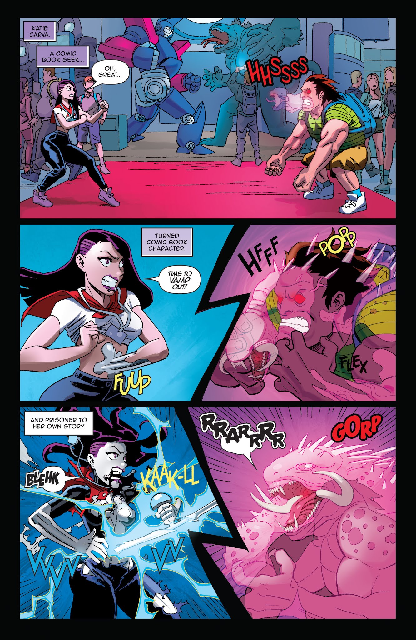 Read online Danger Doll Squad: Galactic Gladiators comic -  Issue #0 - 7