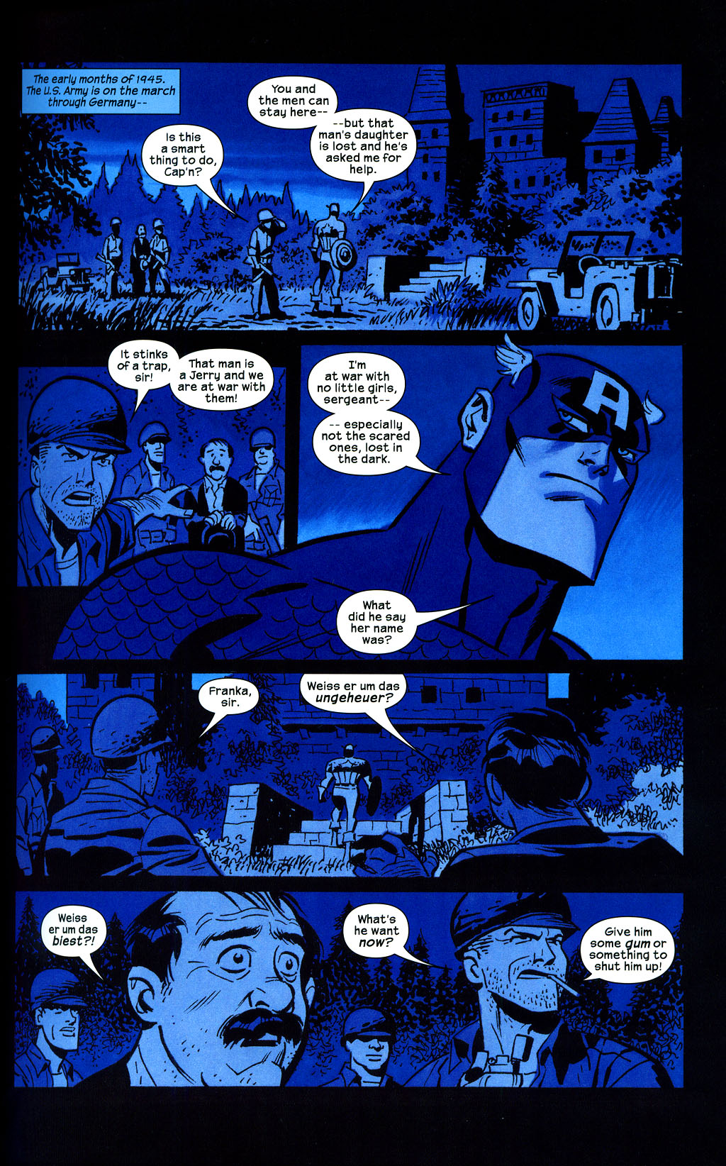 Read online Captain America: Red, White & Blue comic -  Issue # TPB - 26