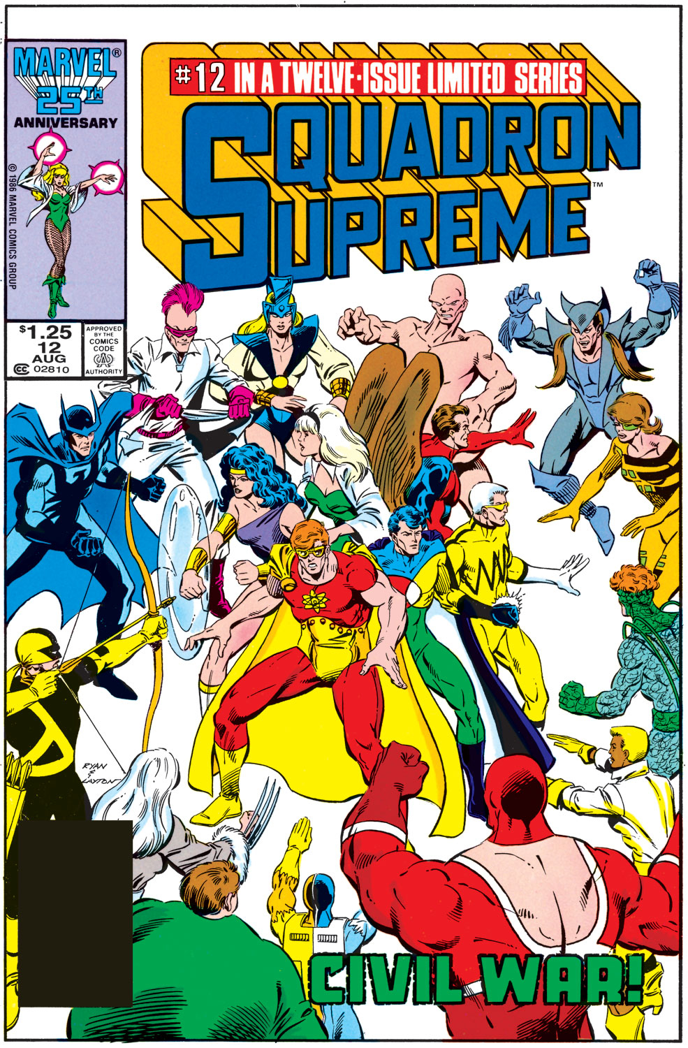Read online Squadron Supreme (1985) comic -  Issue #12 - 1