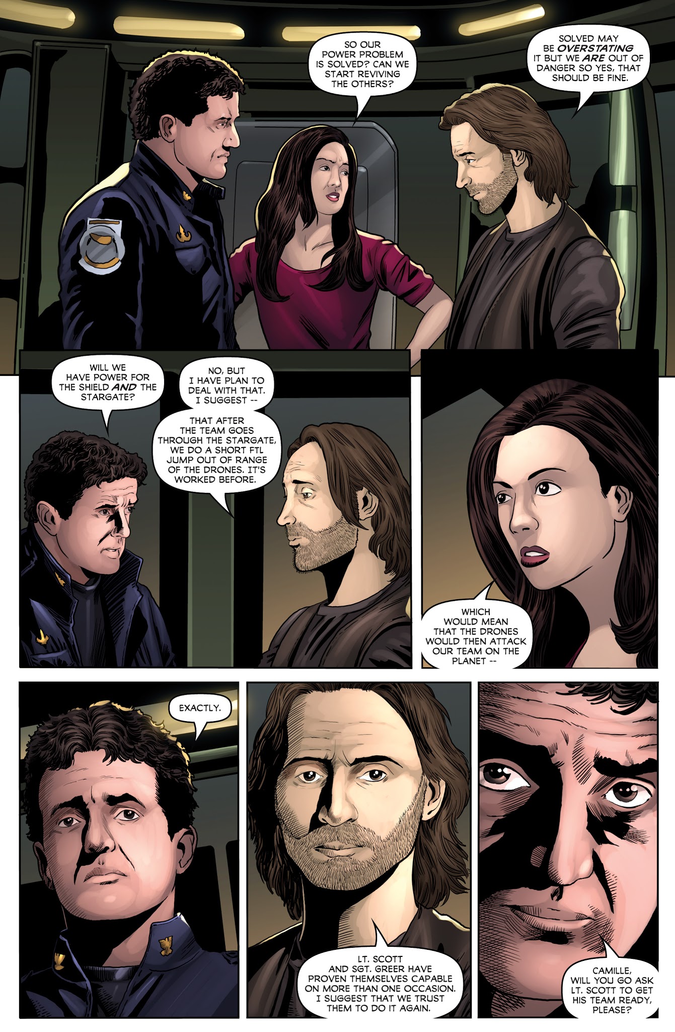 Read online Stargate Universe: Back To Destiny comic -  Issue #4 - 7