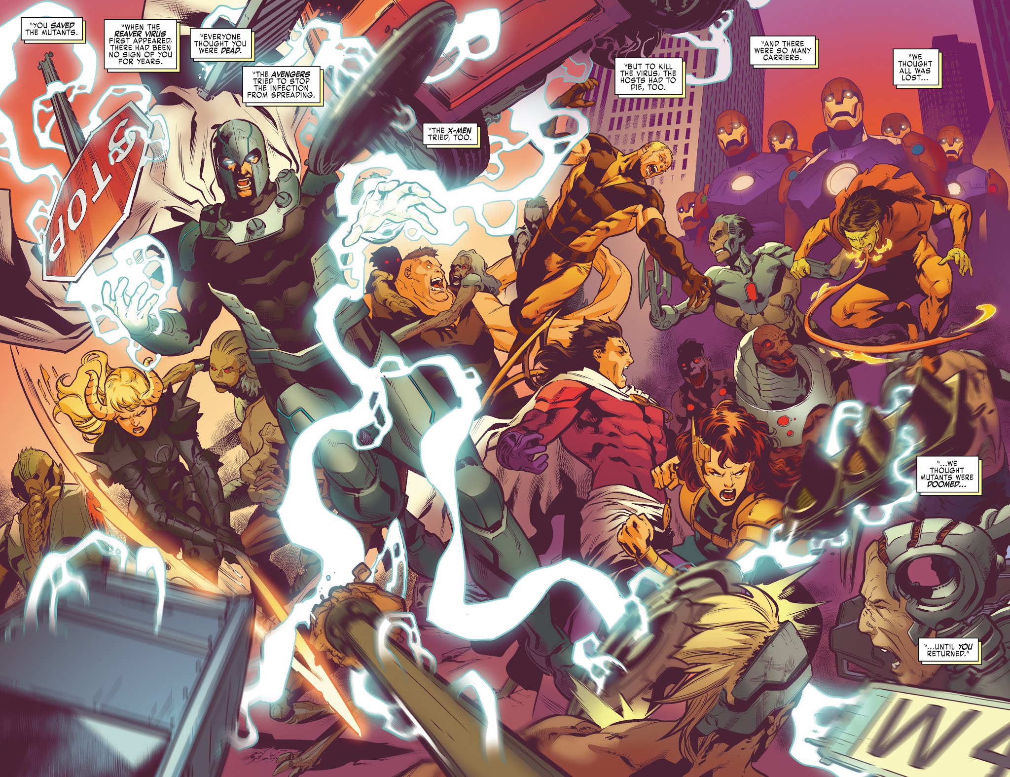 Read online X-Men: Blue comic -  Issue #33 - 17