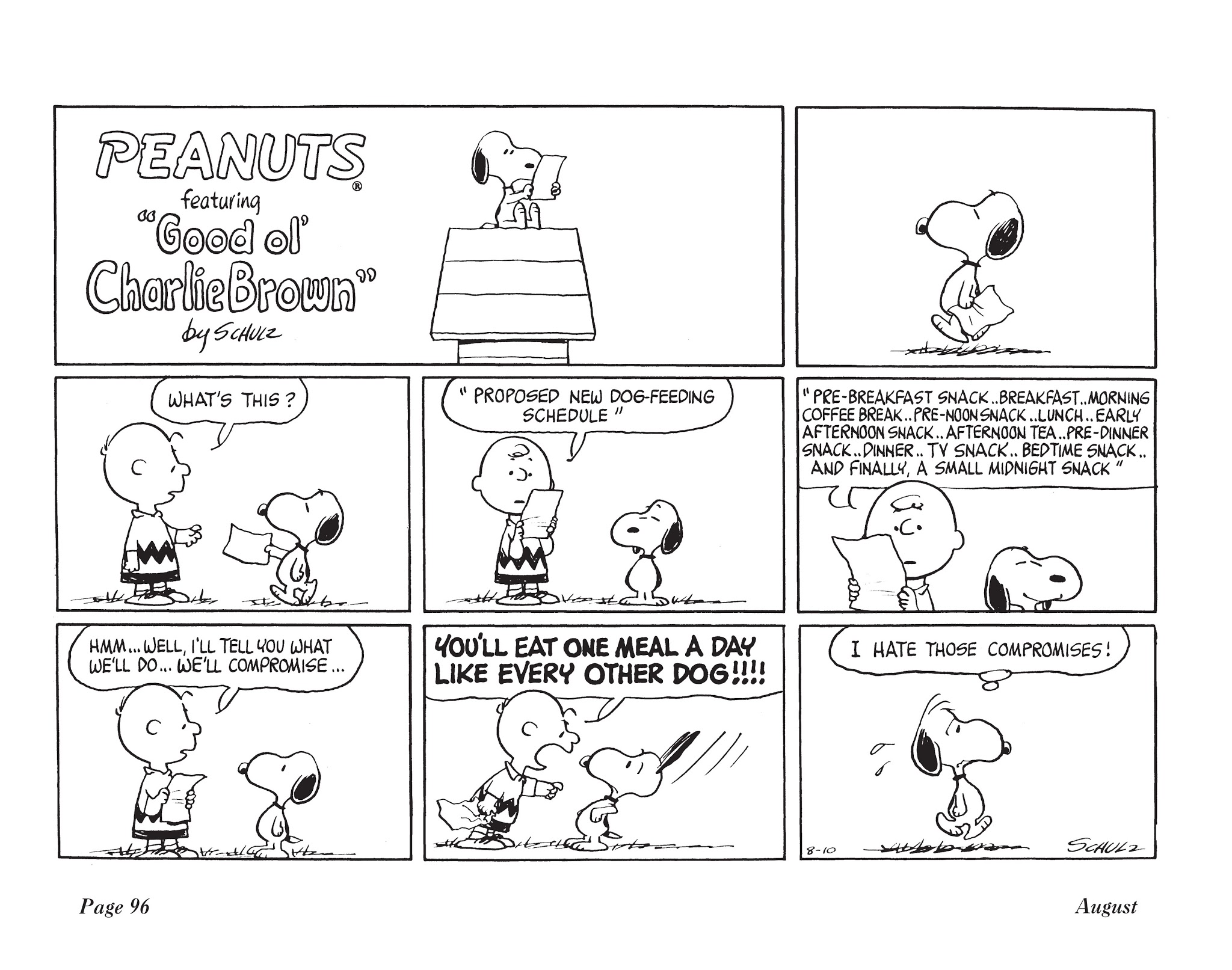 Read online The Complete Peanuts comic -  Issue # TPB 10 - 109
