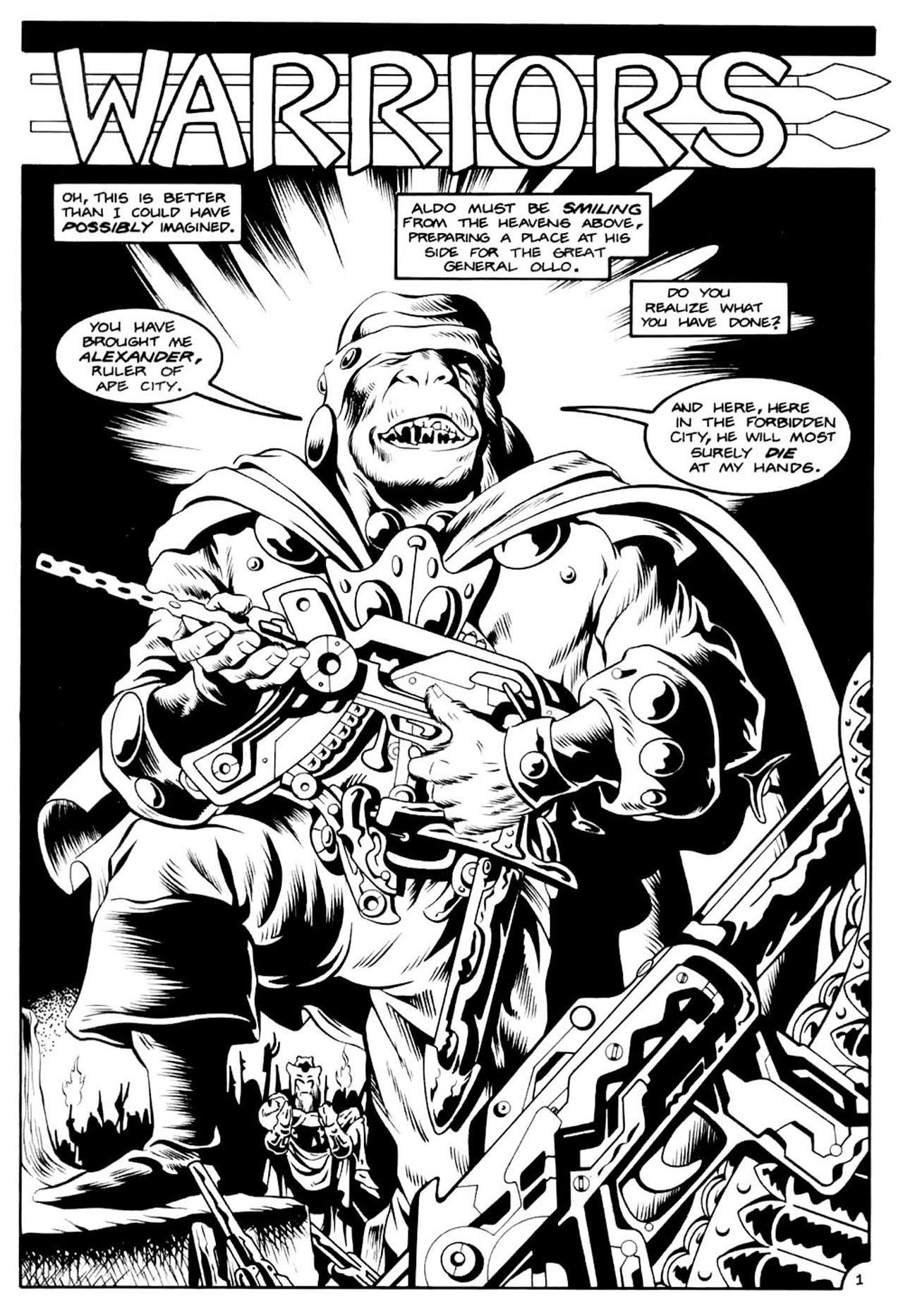 Read online Planet of the Apes (1990) comic -  Issue #11 - 3