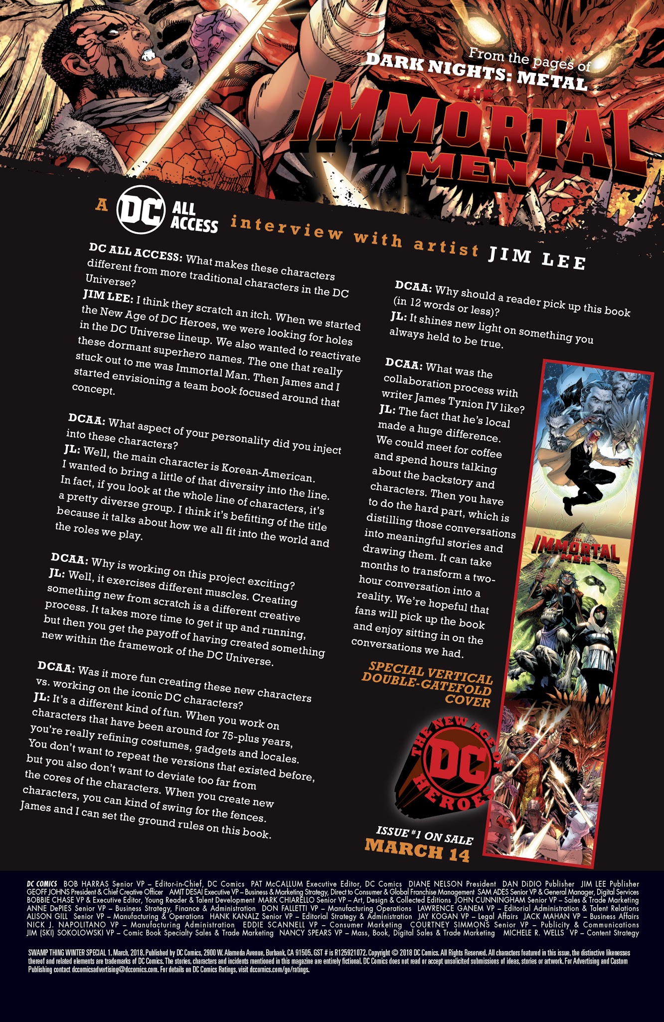 Read online Swamp Thing Winter Special comic -  Issue # Full - 92