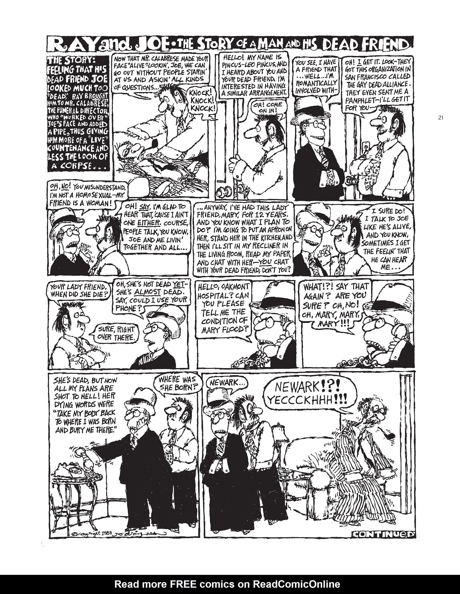 Read online Ray and Joe: The Story of a Man and His Dead Friend comic -  Issue # TPB (Part 1) - 22