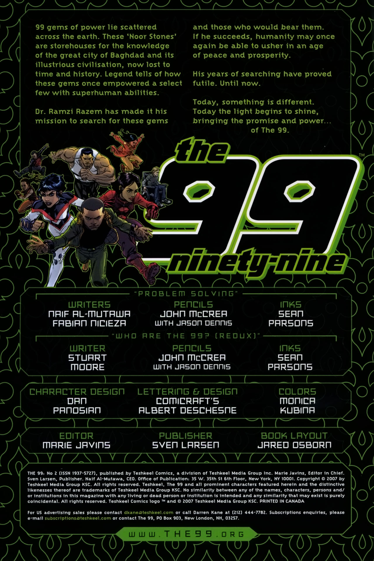 Read online The 99 comic -  Issue #2 - 2