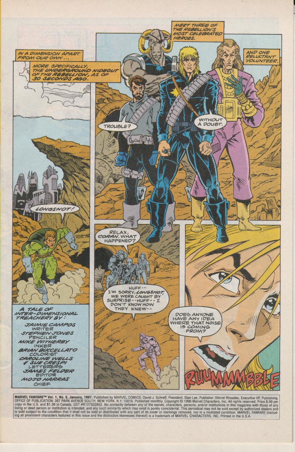Read online Marvel Fanfare (1996) comic -  Issue #5 - 2