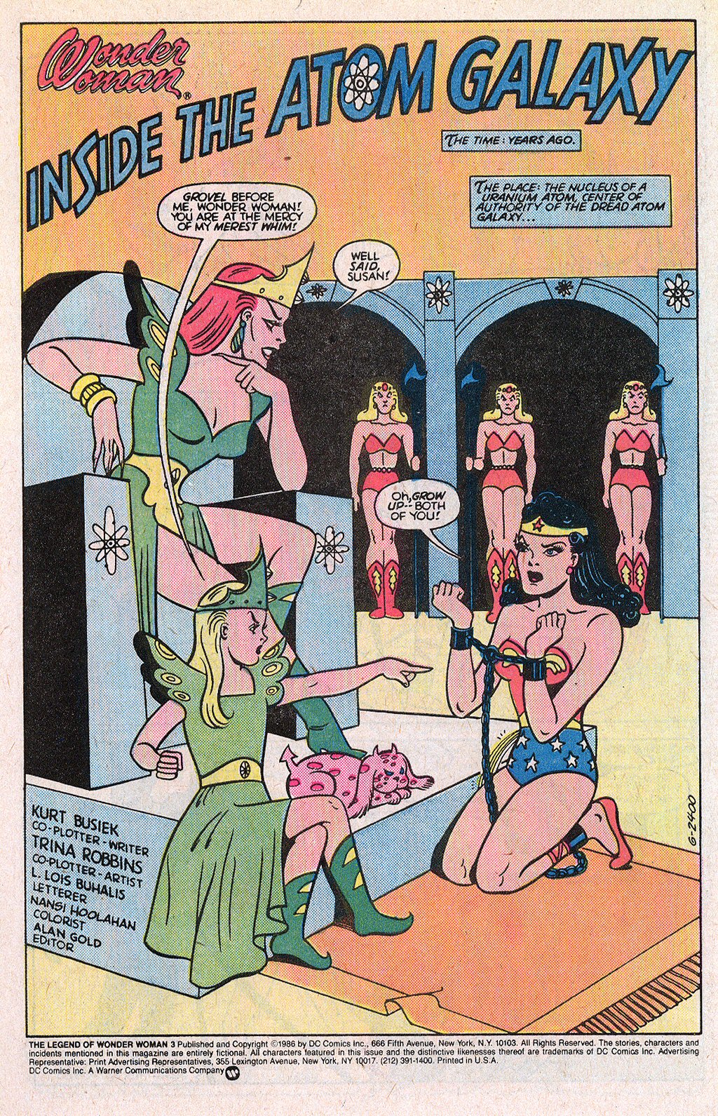 Read online The Legend of Wonder Woman (1986) comic -  Issue #3 - 2