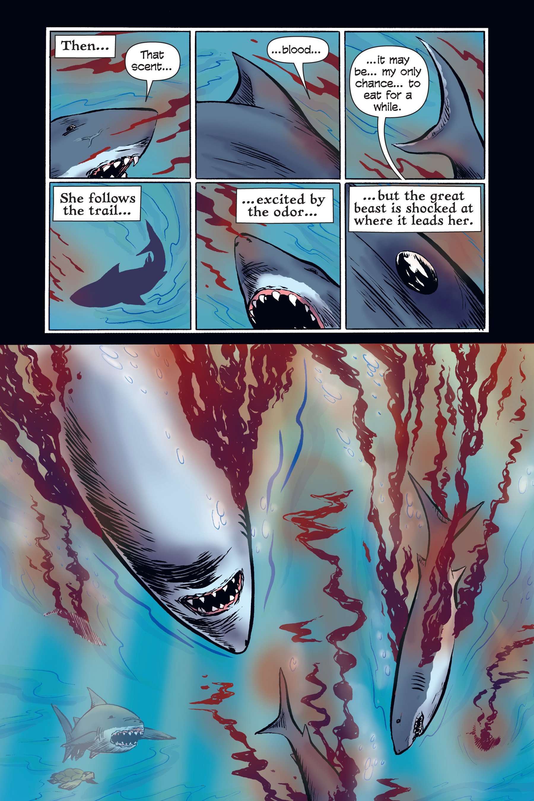 Read online Xoc: Journey of a Great White comic -  Issue # TPB - 79