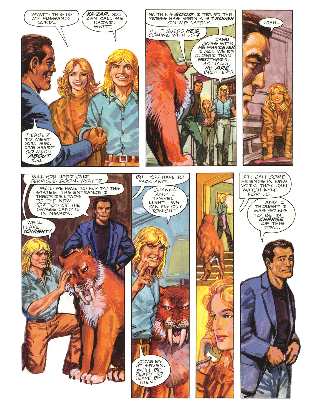 Read online Marvel Graphic Novel comic -  Issue #62 - Ka-Zar - Guns of the Savage Land - 19