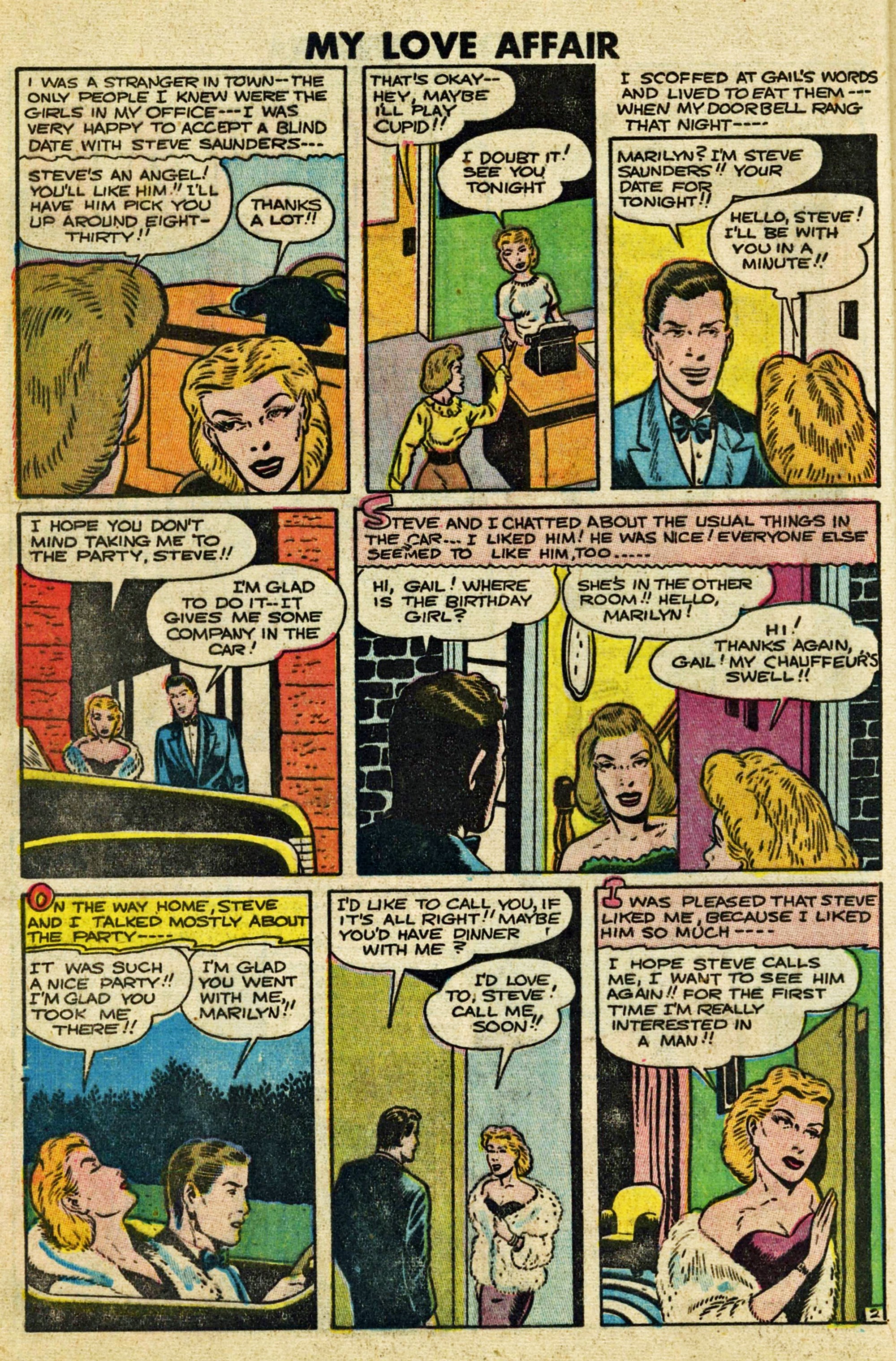 Read online My Love Affair comic -  Issue #2 - 13