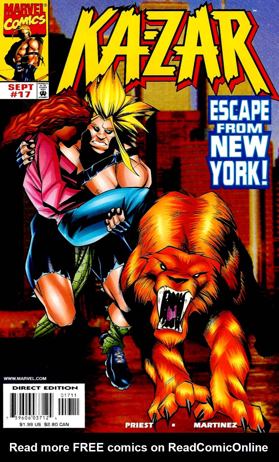 Read online Ka-Zar (1997) comic -  Issue #17 - 1