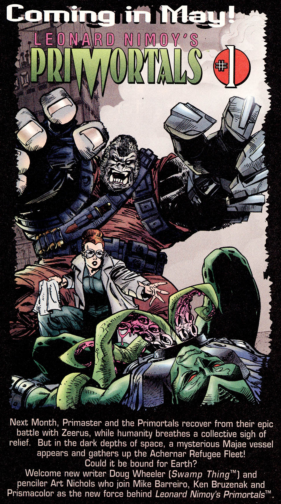 Read online Leonard Nimoy's Primortals (1996) comic -  Issue #0 - 23