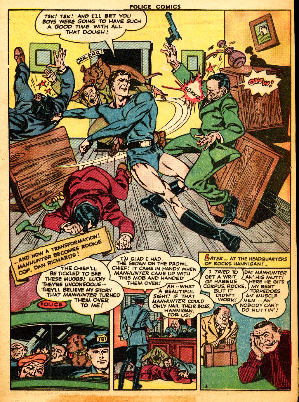 Read online Police Comics comic -  Issue #25 - 51