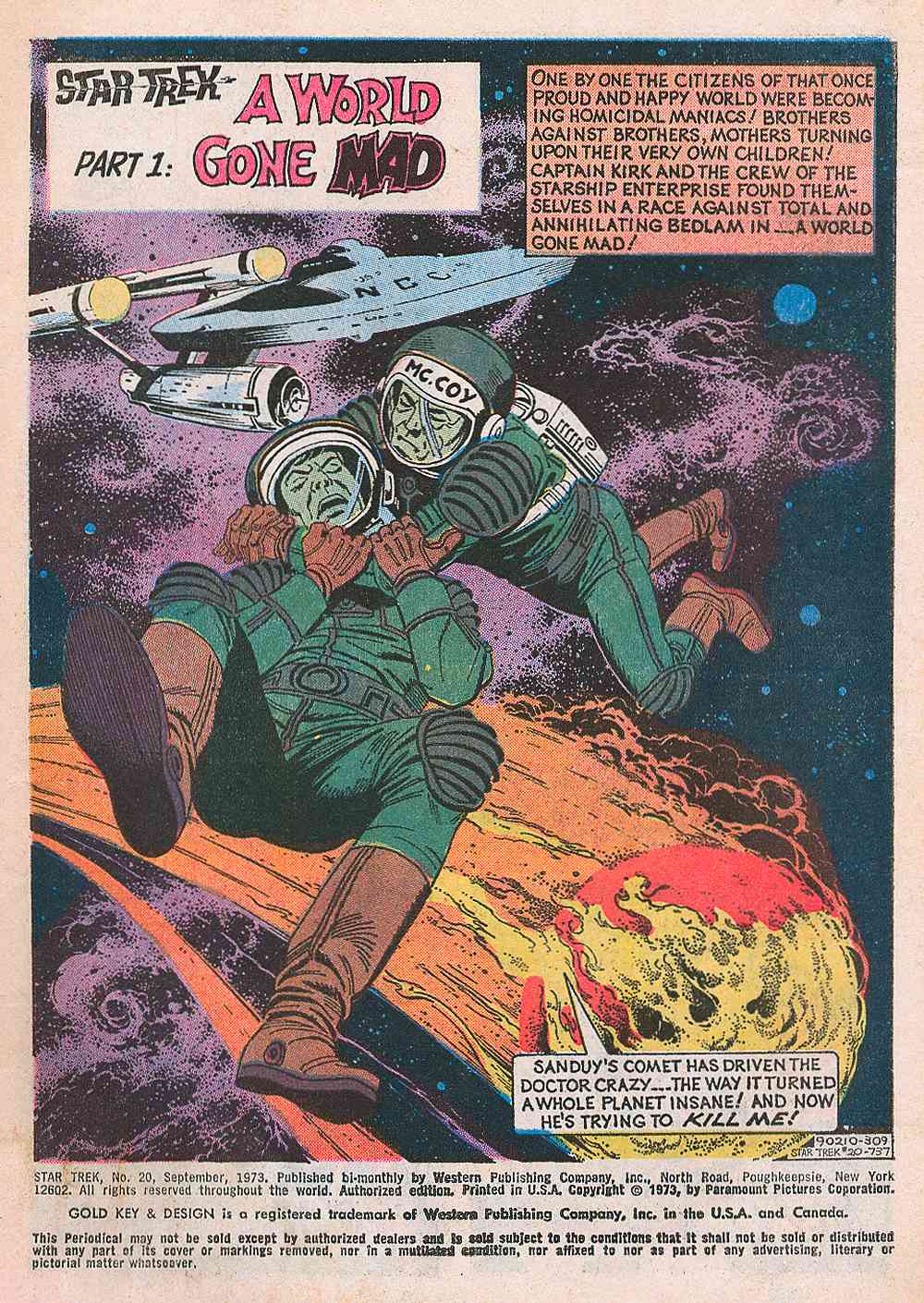 Read online Star Trek (1967) comic -  Issue #20 - 2