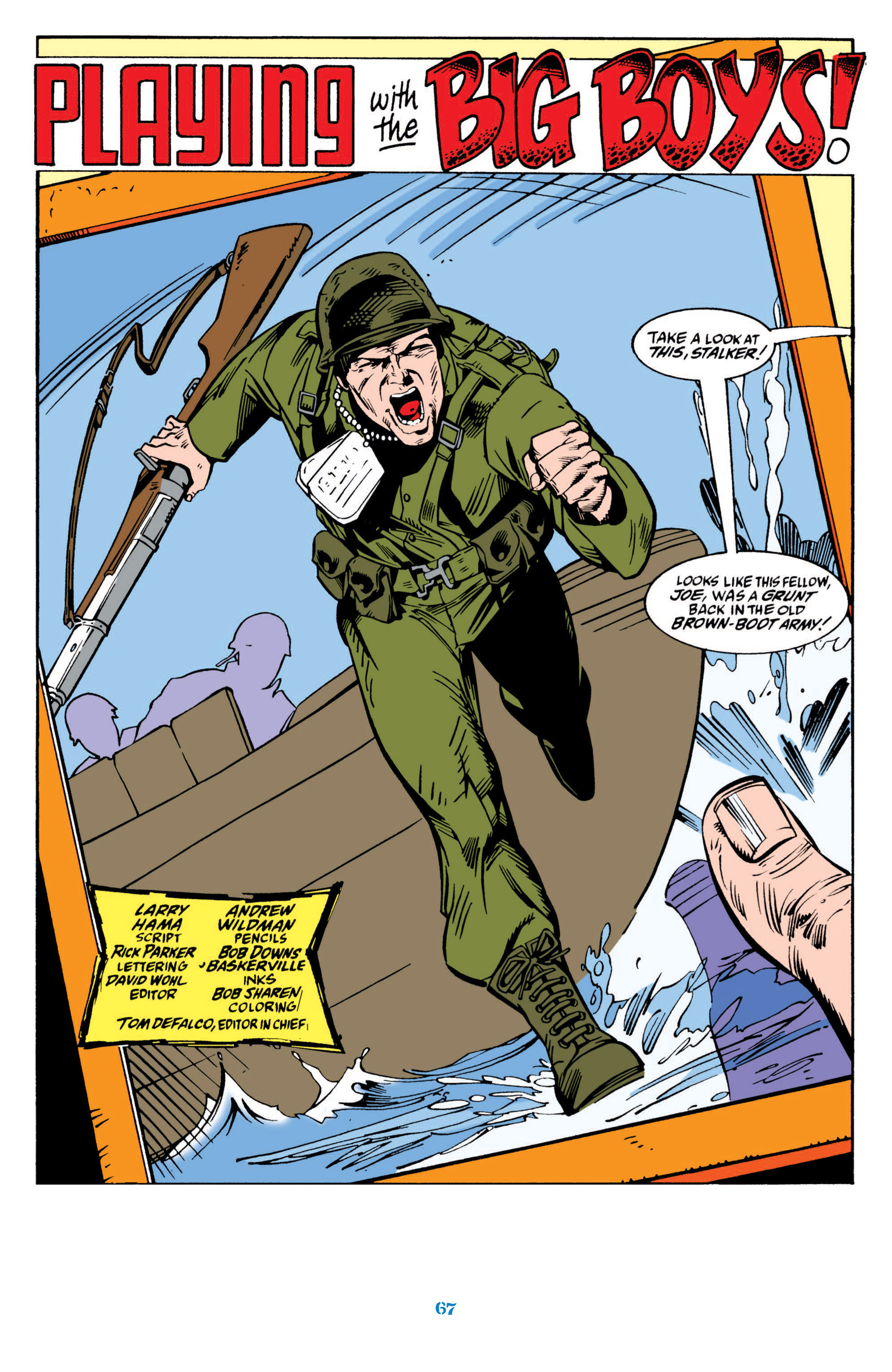 Read online Classic G.I. Joe comic -  Issue # TPB 13 (Part 1) - 68